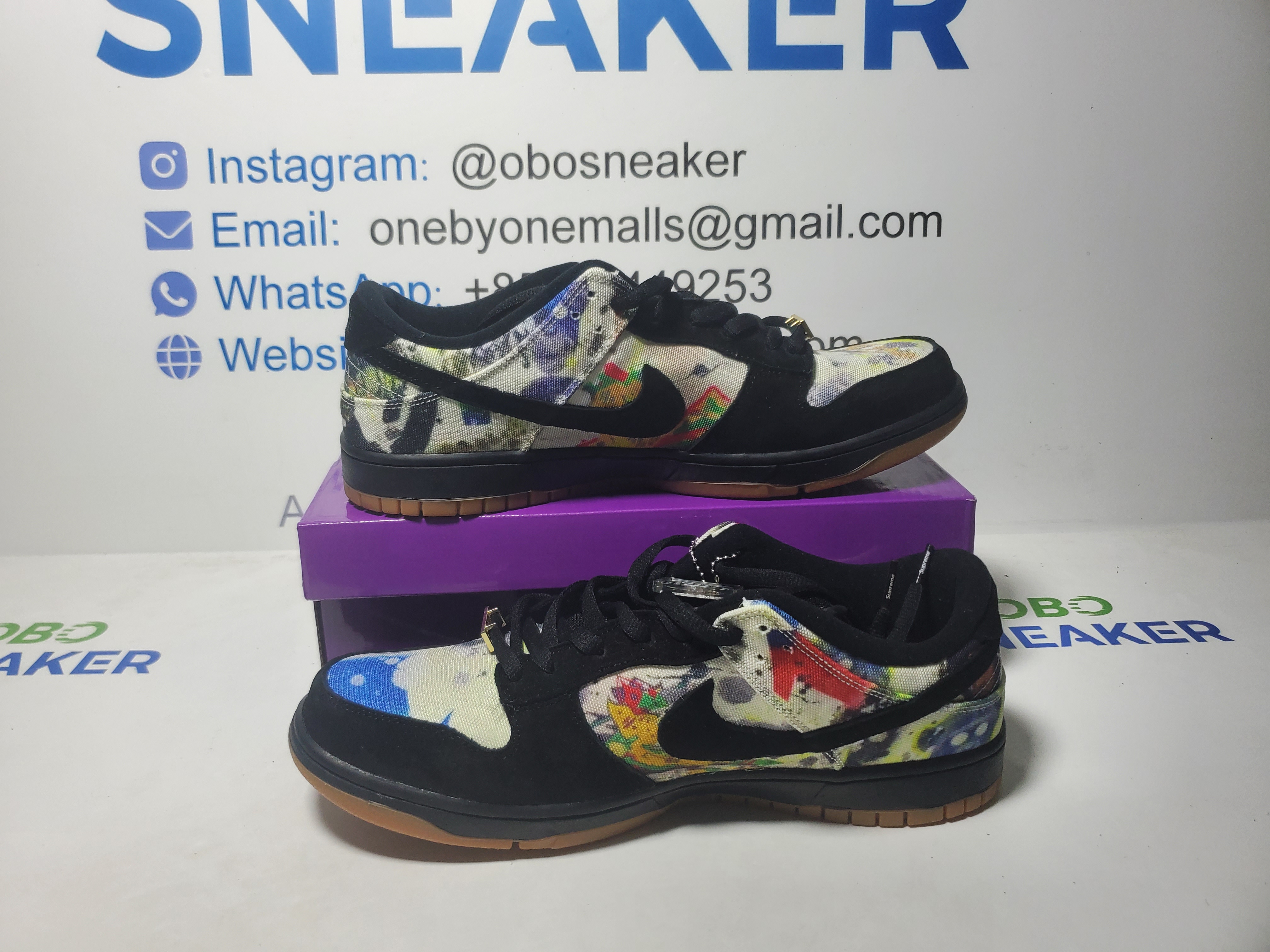 Nike SB Dunk Low Supreme Rammellzee FD8778-001 review Obosneaker 01
