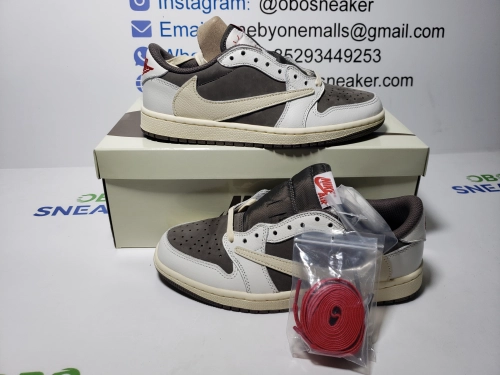 TOP Version Air Jordan 1 Retro Low OG SP Travis Scott Reverse Mocha DM7866-162 review 