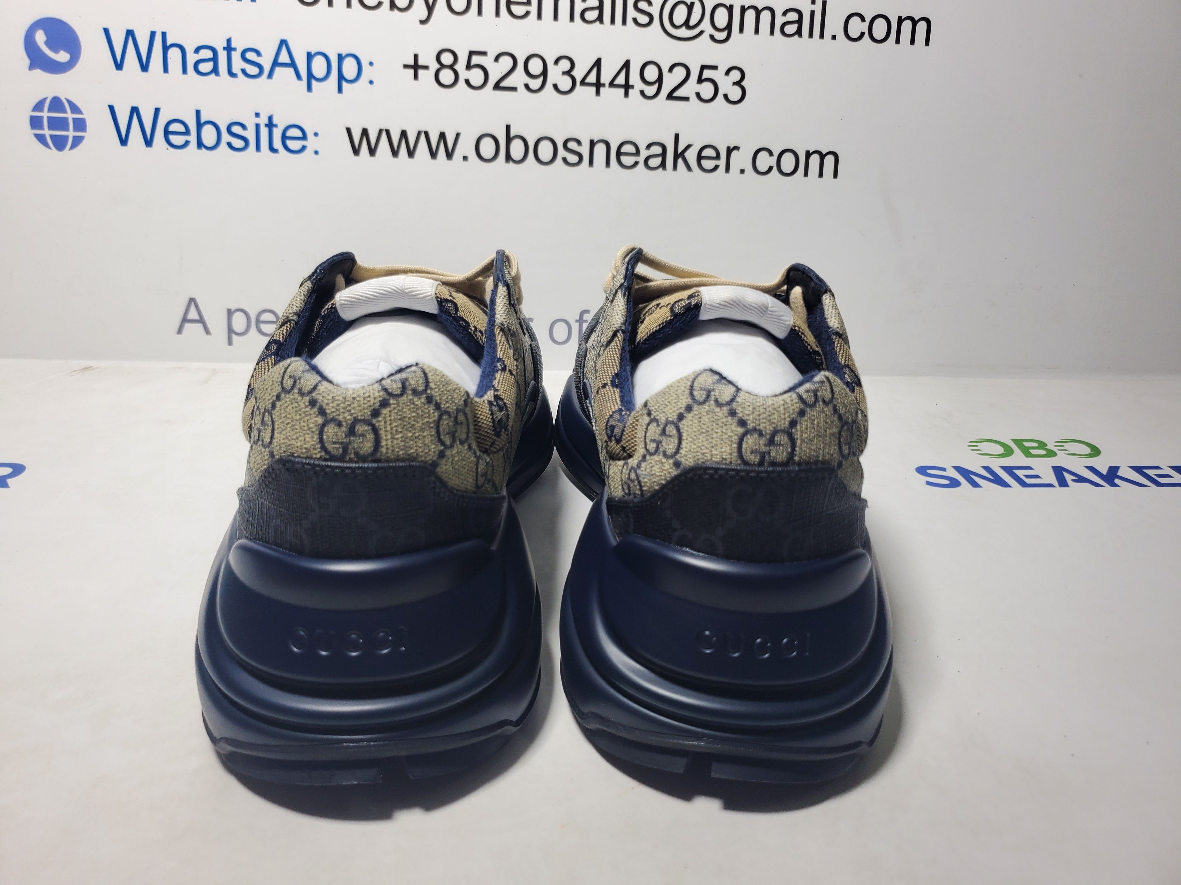 Gucci Rhyton Blue review Obosneaker 02