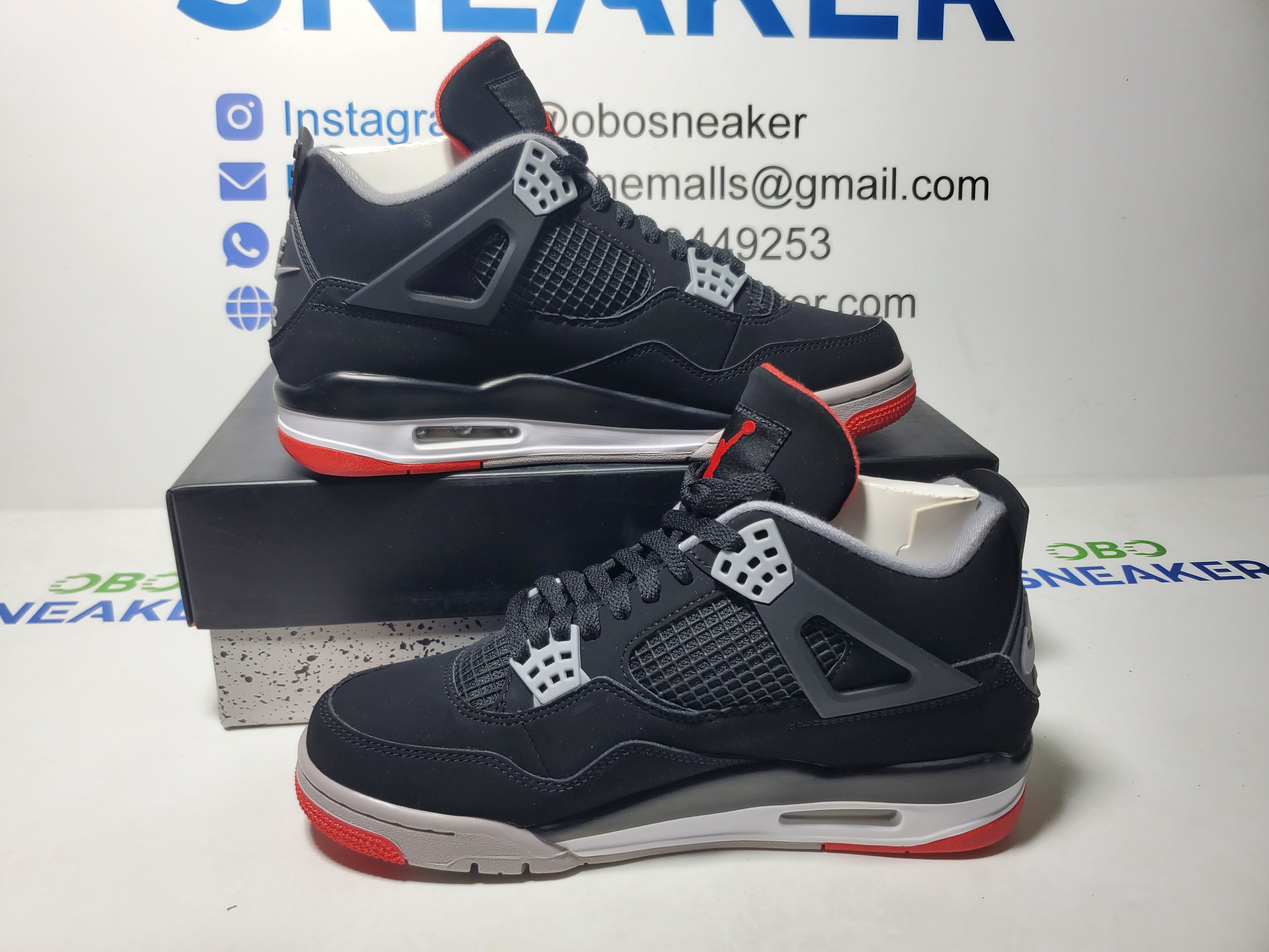 Jordan 4 Retro Bred (2019) 308497-060 review Obosneaker 01