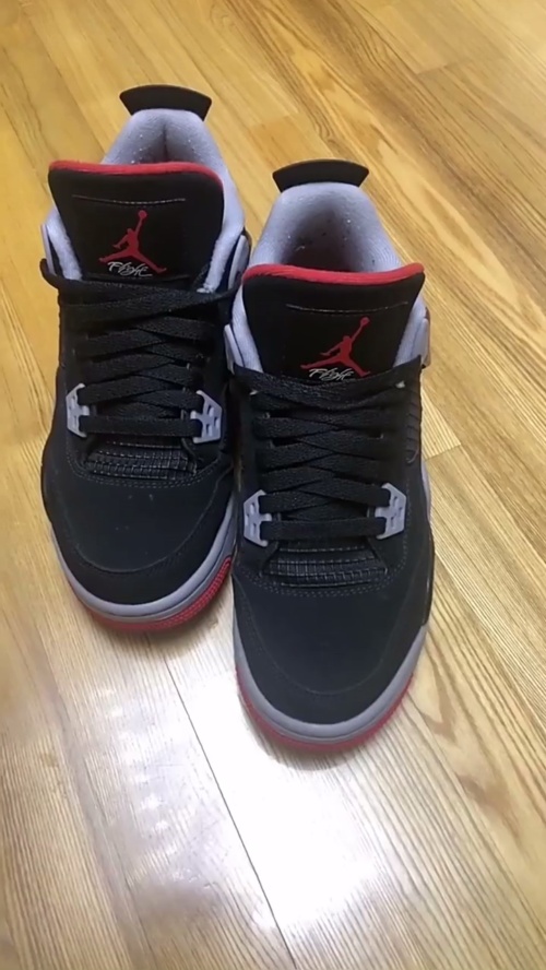 Jordan 4 Retro Bred (2019) 308497-060 review 