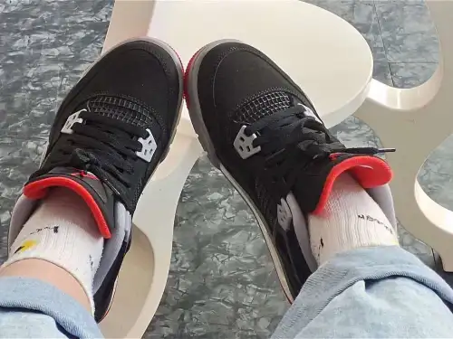 Jordan 4 Retro Bred (2019) 308497-060 review 