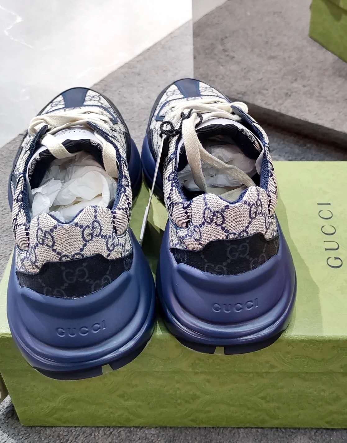 Gucci Rhyton Blue review Zavier 00