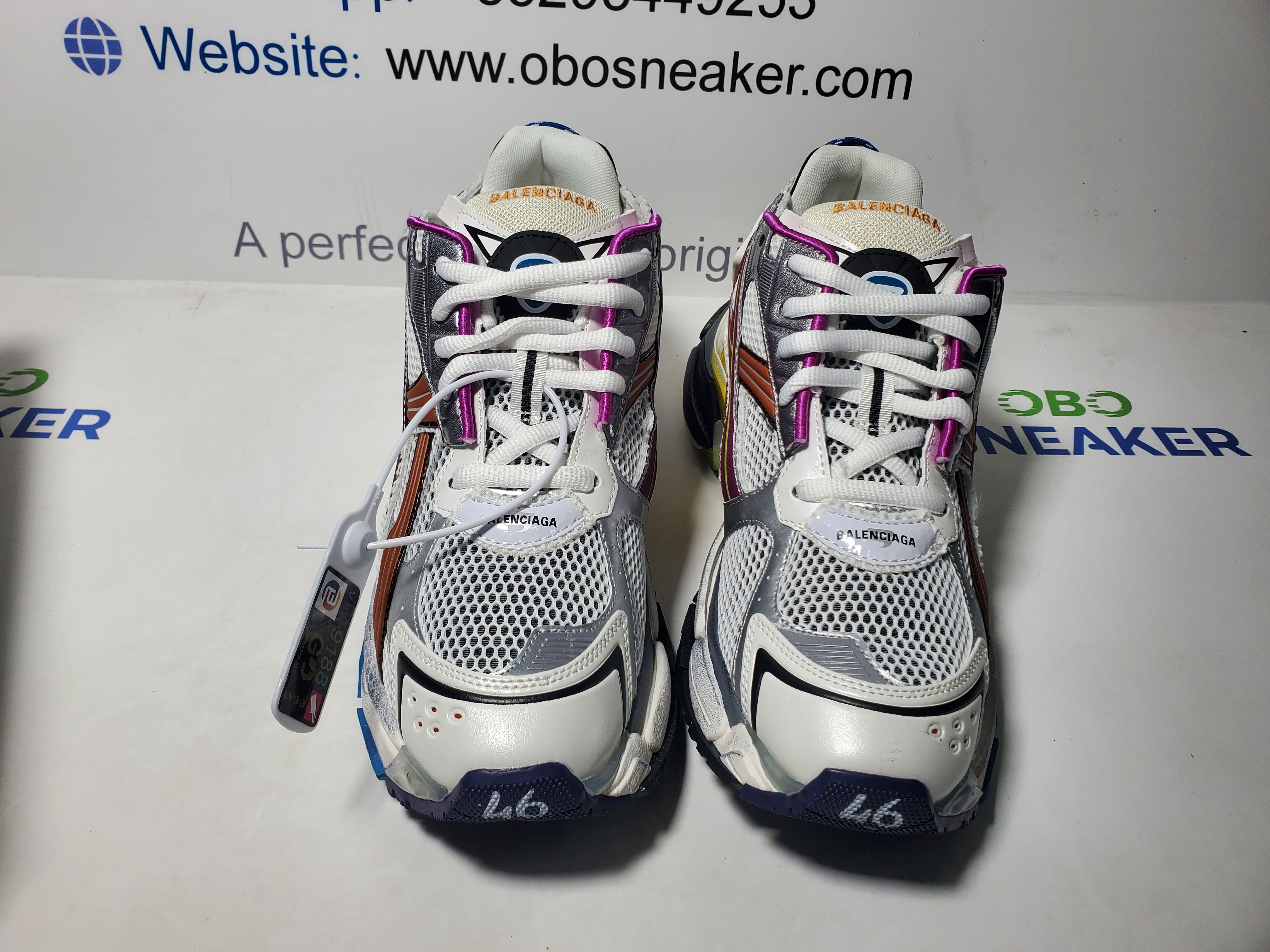 【FLASH SALE】Balenciaga Runner Sneaker Color Orange Powder 772767 W3RBW 9168 review Obosneaker 03