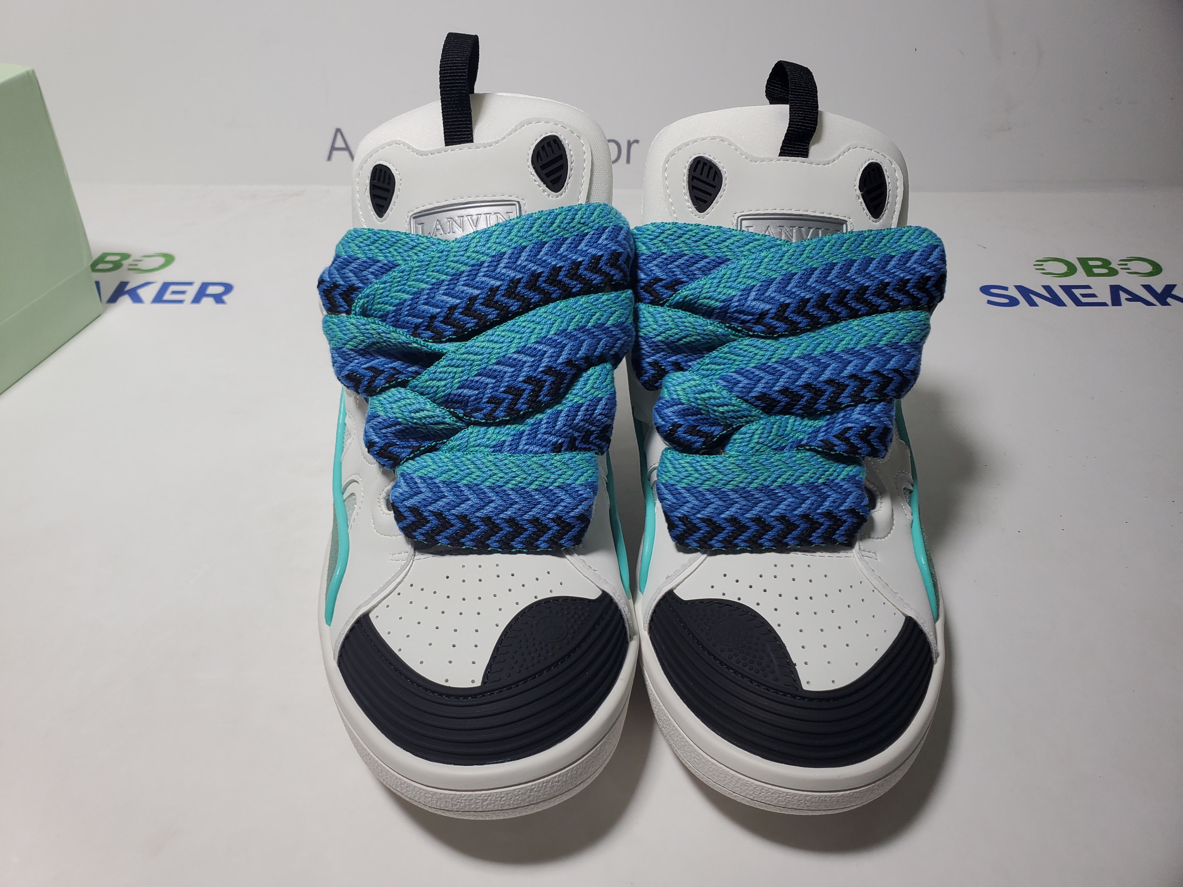 LANVIN White White Blue review Obosneaker 03