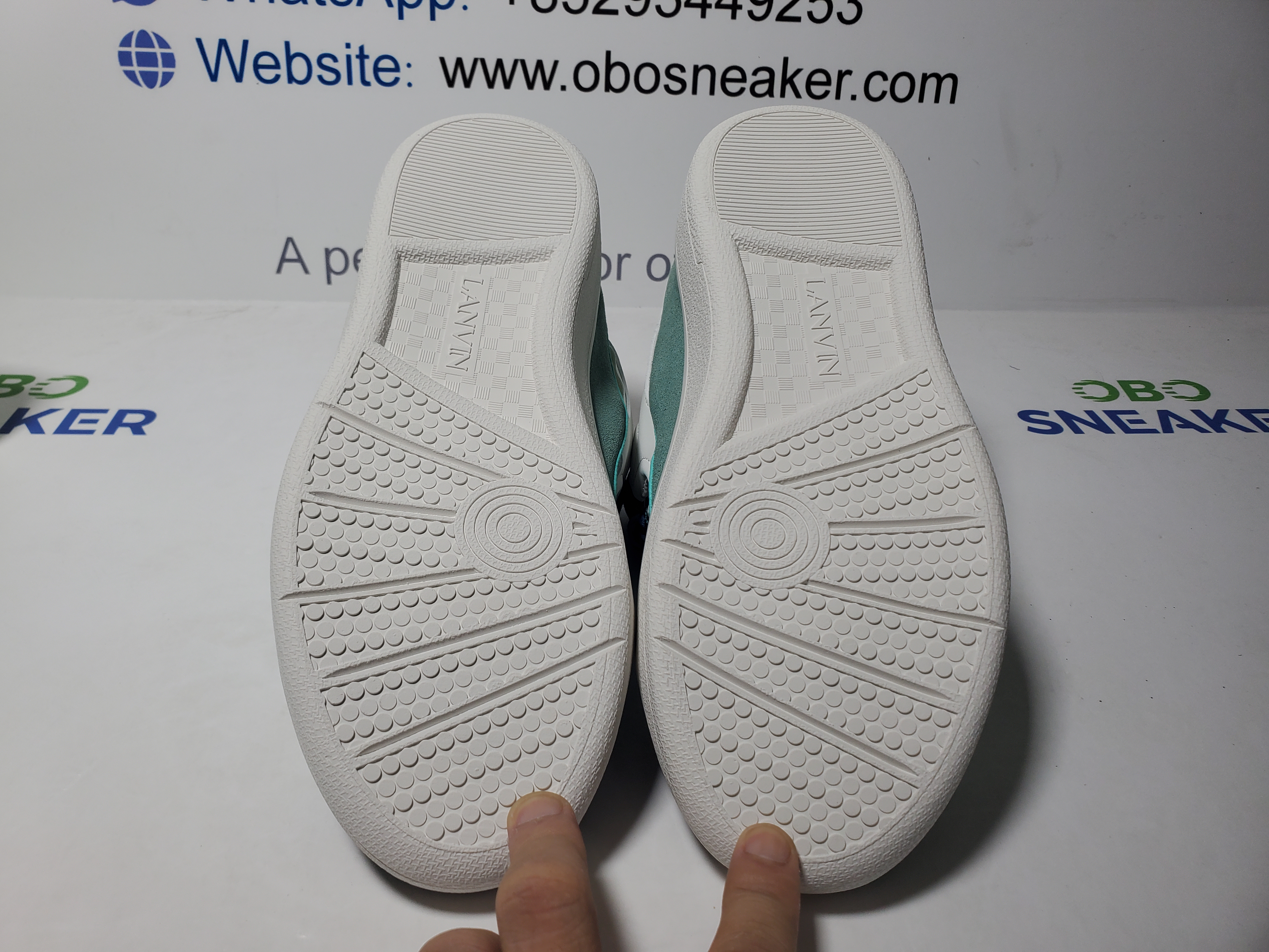 LANVIN White White Blue review Obosneaker 04