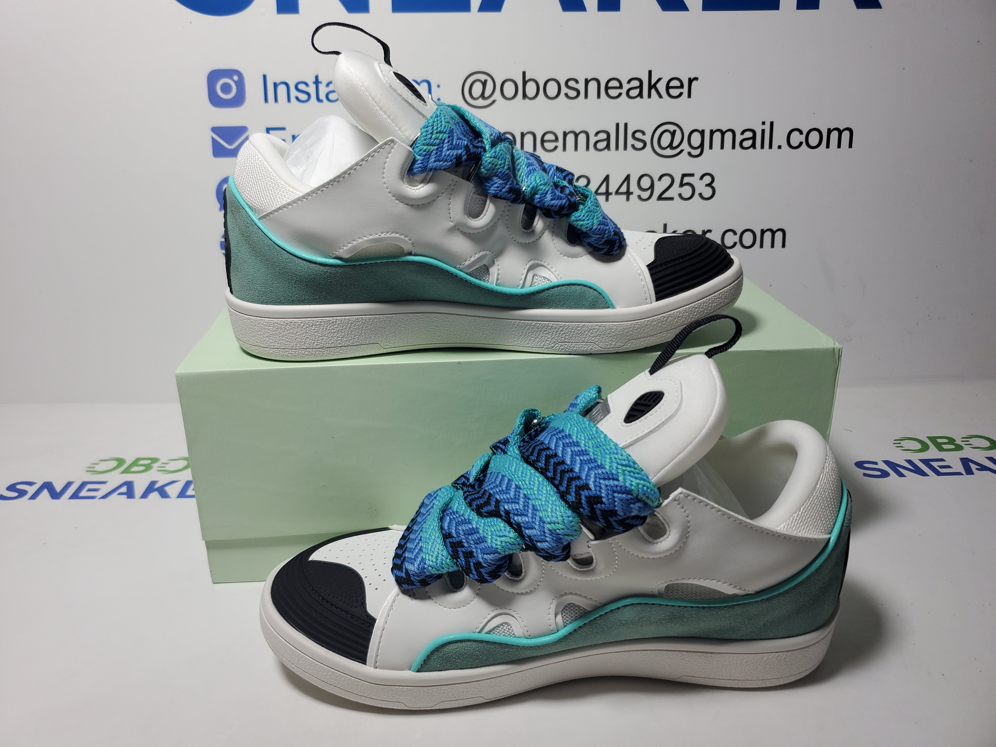 LANVIN White White Blue review Obosneaker 01