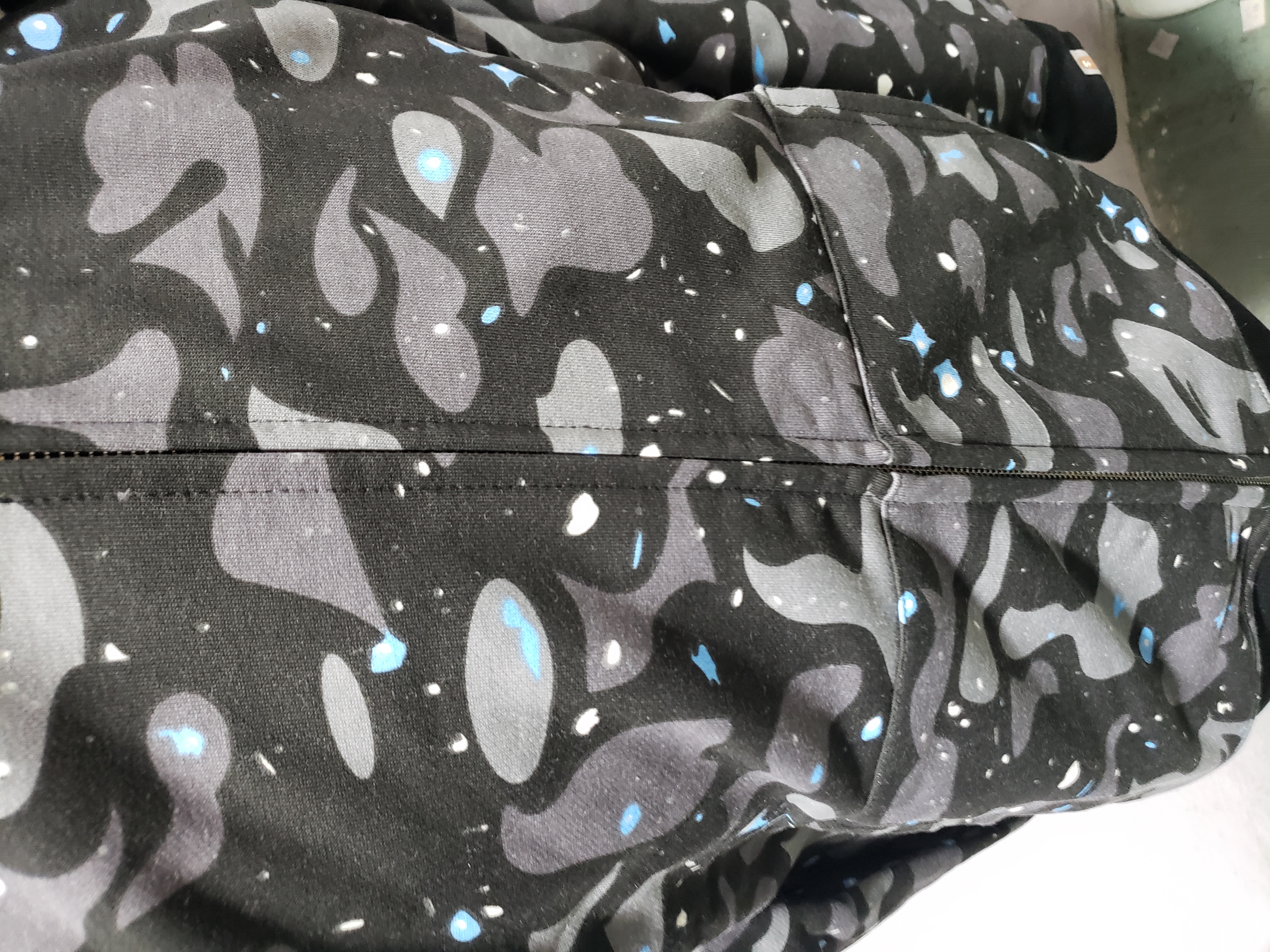 OBO  BAPE Space Camo Shark WGM Full-Zip Hoodie Black review obosneaker 02