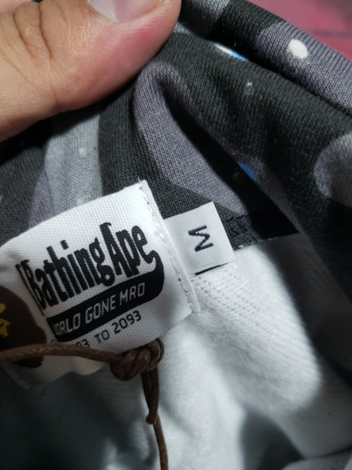 OBO  BAPE Space Camo Shark WGM Full-Zip Hoodie Black review 