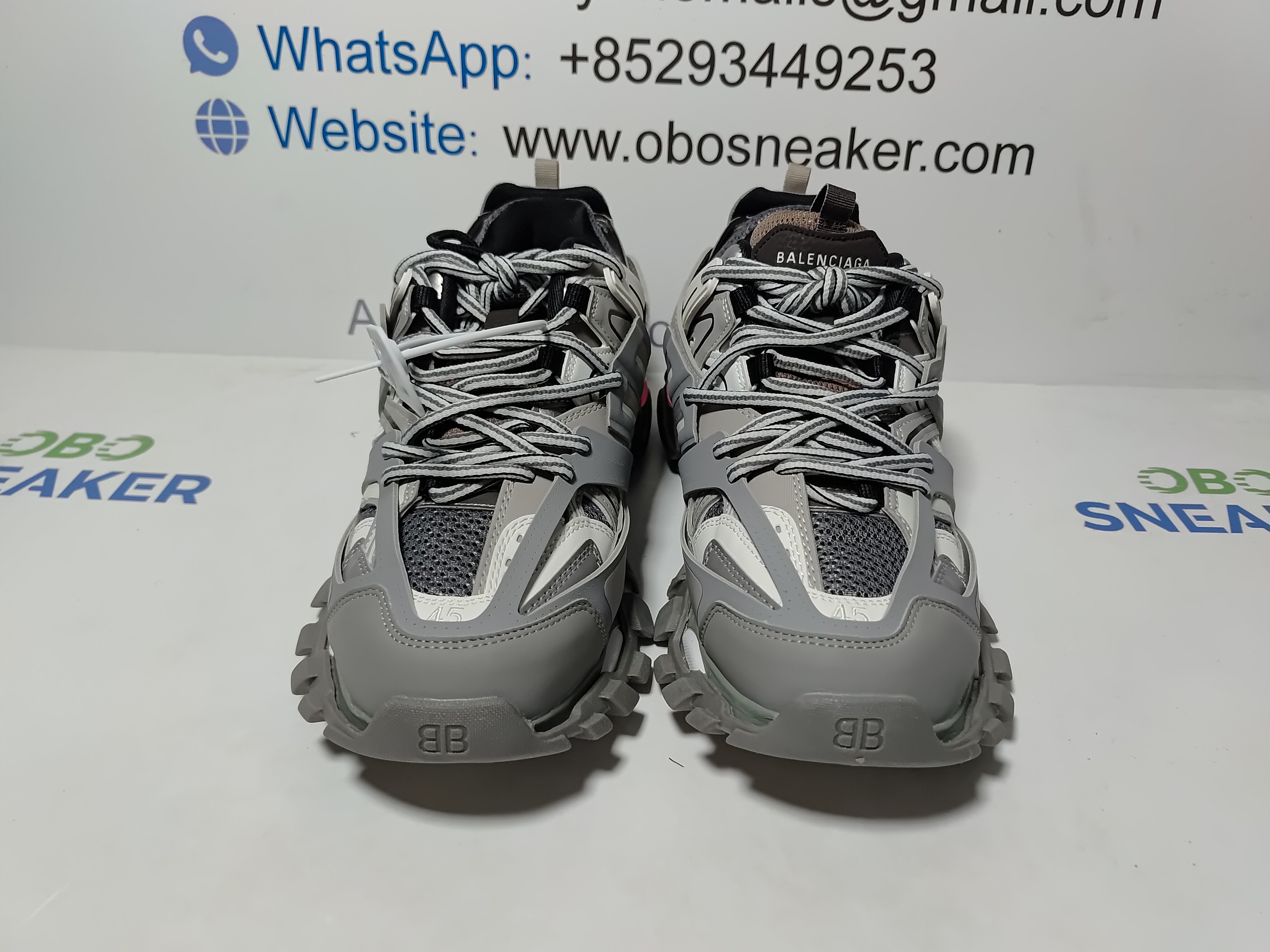Balenciaga Tess S.Grey  555032 W1GB7 1214 (With LED) review obosneaker 04