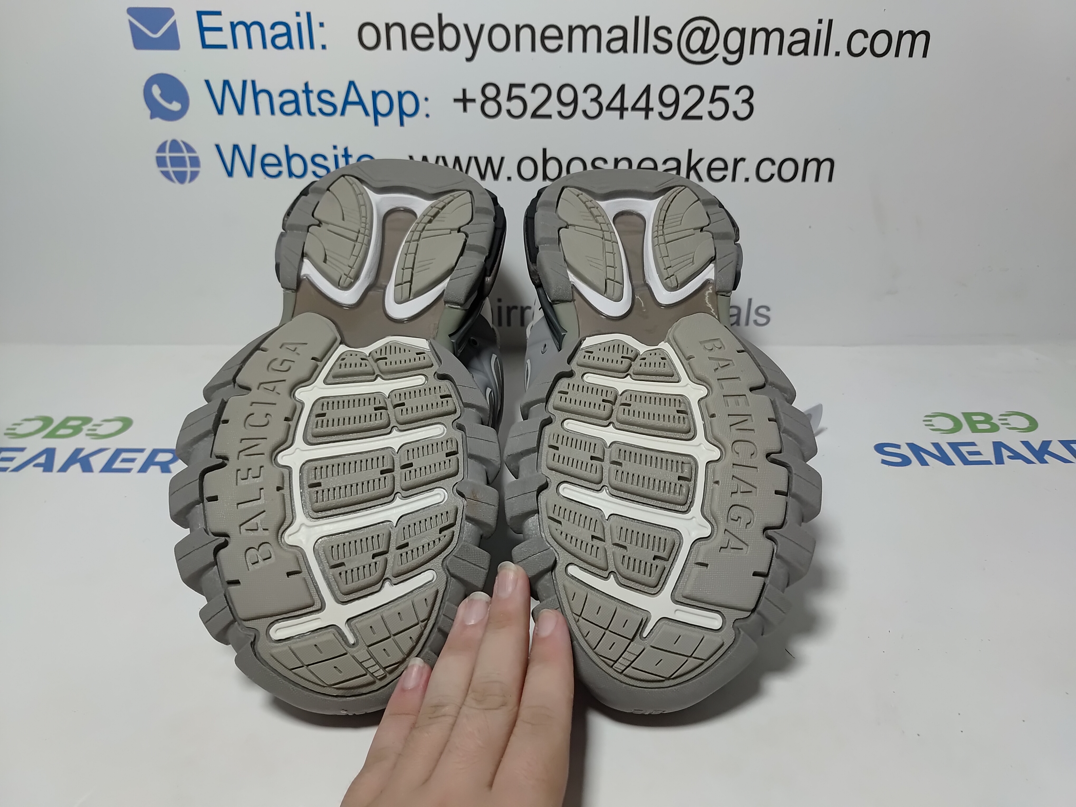 Balenciaga Tess S.Grey  555032 W1GB7 1214 (With LED) review obosneaker 05