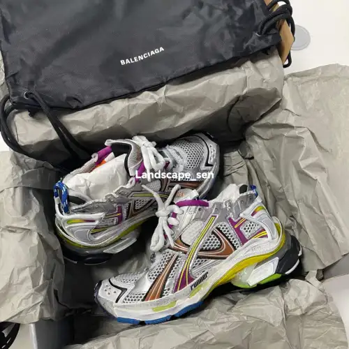 【FLASH SALE】Balenciaga Runner Sneaker Color Orange Powder 772767 W3RBW 9168 review 