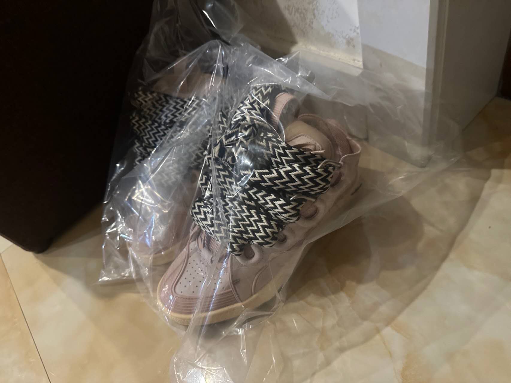 Lanvin Leather Curb Curb Pink FM-SKRK11-DRAG-A2051 review Glenn 01