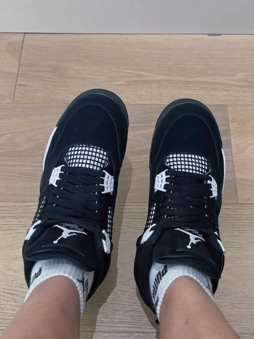 Jordan 4 Retro White Thunder FQ8138-001 review 