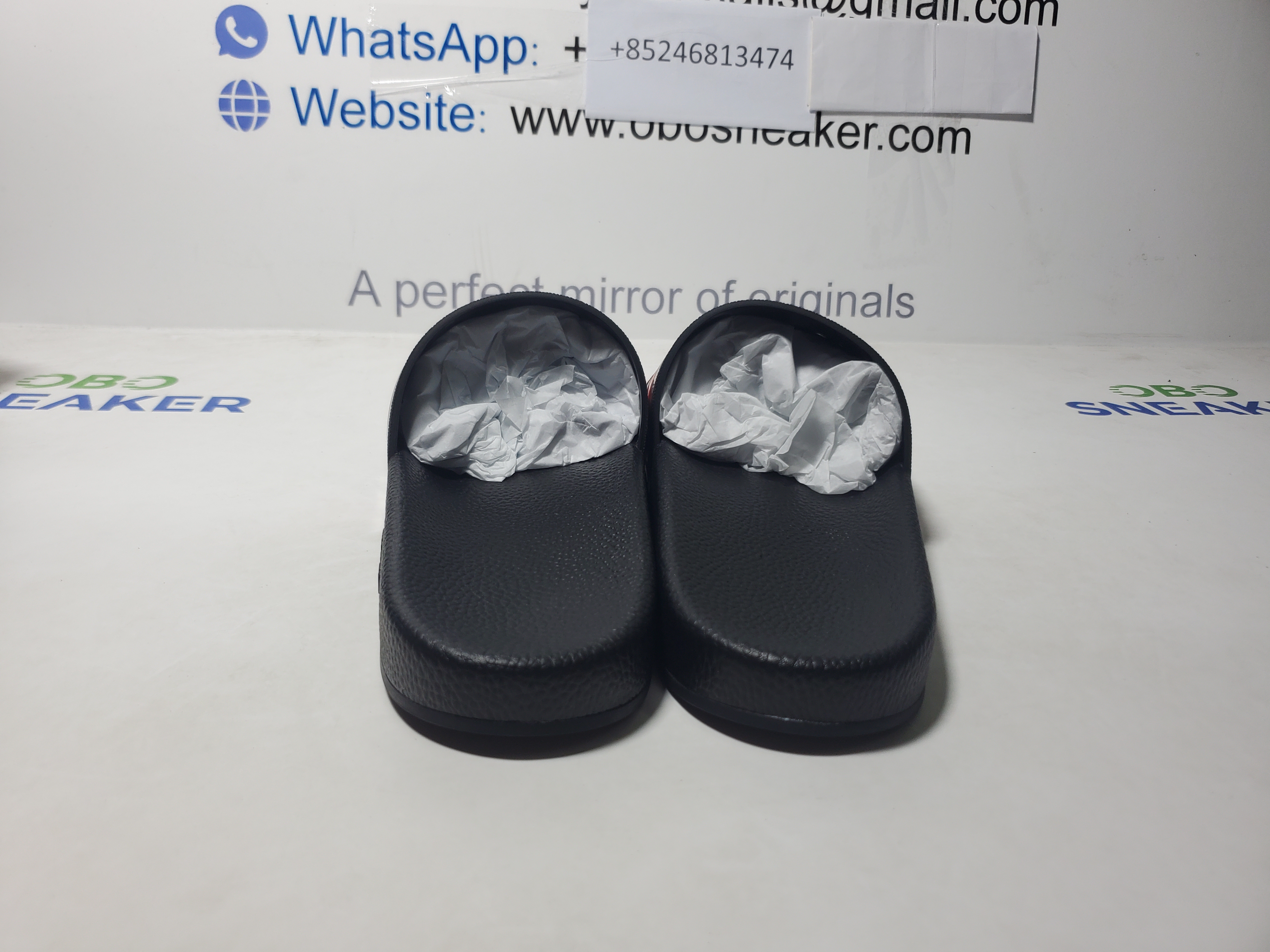 Gucci Web Accent Rubber Slides review obosneaker 02