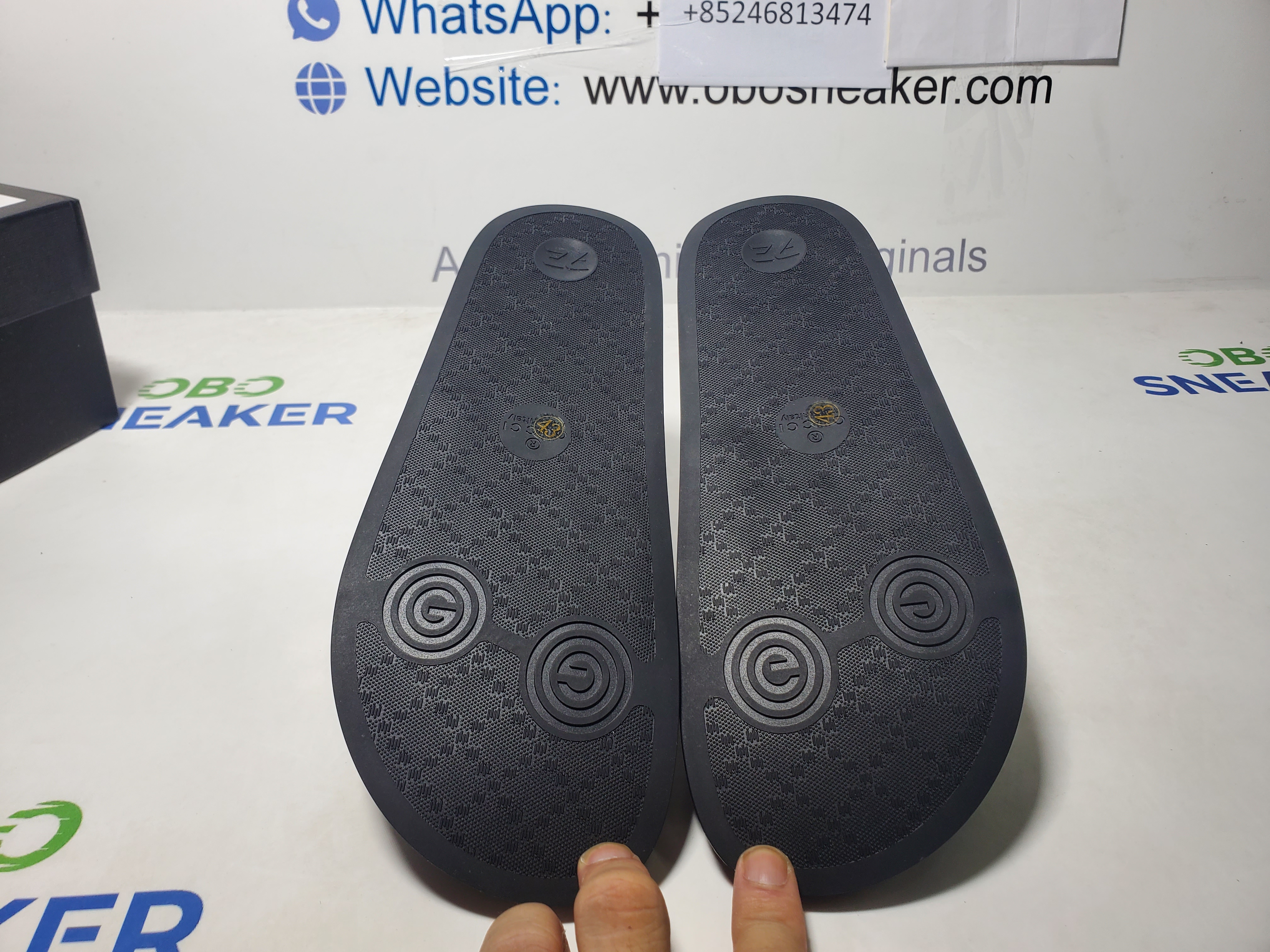 Gucci Web Accent Rubber Slides review obosneaker 04