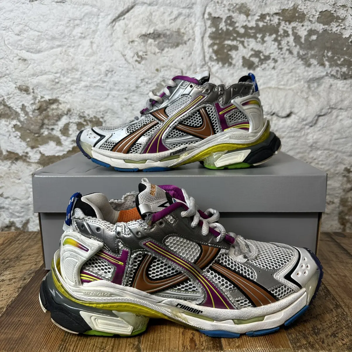 【FLASH SALE】Balenciaga Runner Sneaker Color Orange Powder 772767 W3RBW 9168 review Ivan