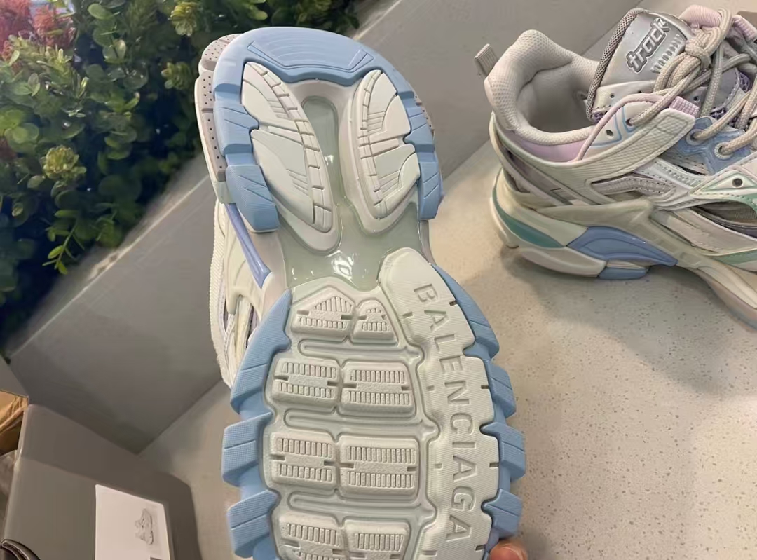 Balenciaga Track 2 Sneaker Military Black Pale White Purple 568615 W2GN3 9045 review Kirk 00