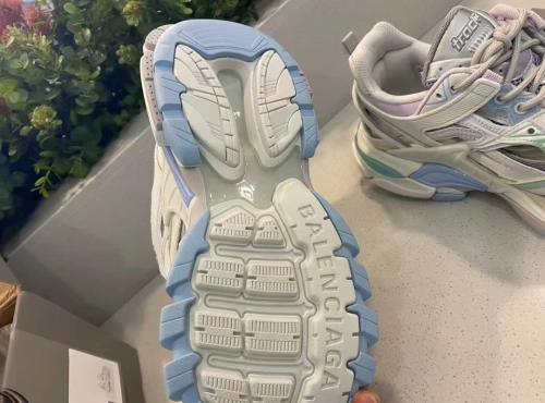 Balenciaga Track 2 Sneaker Military Black Pale White Purple 568615 W2GN3 9045 review 