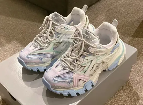 Balenciaga Track 2 Sneaker Military Black Pale White Purple 568615 W2GN3 9045 review 