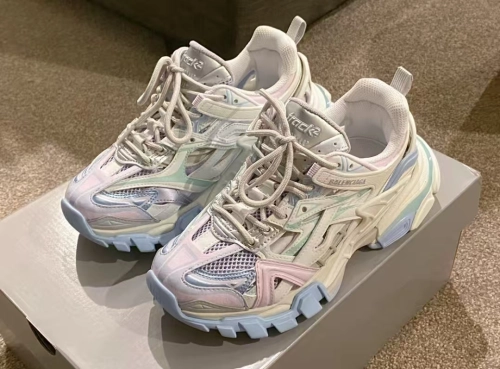 Balenciaga Track 2 Sneaker Military Black Pale White Purple 568615 W2GN3 9045 review 