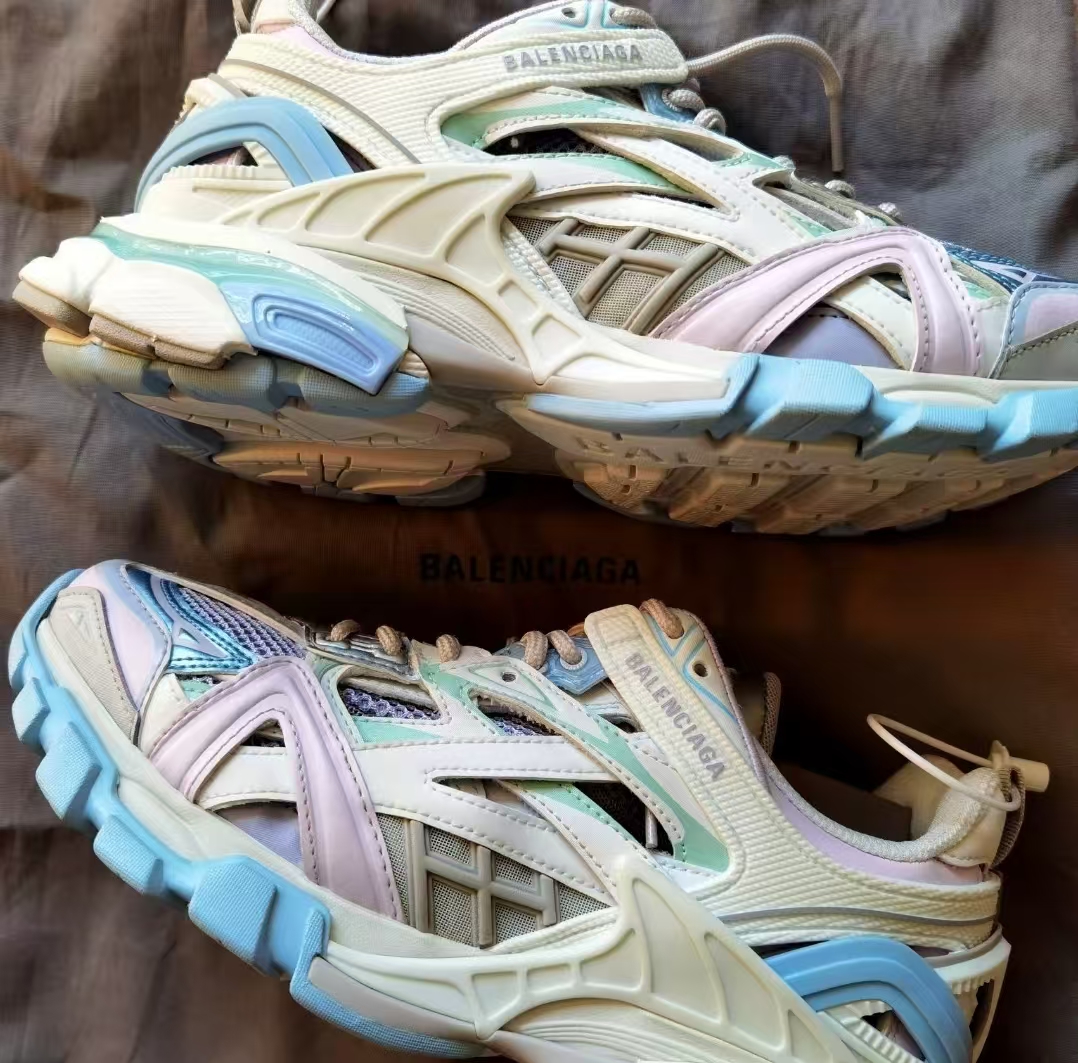 Balenciaga Track 2 Sneaker Military Black Pale White Purple 568615 W2GN3 9045 review Paddy