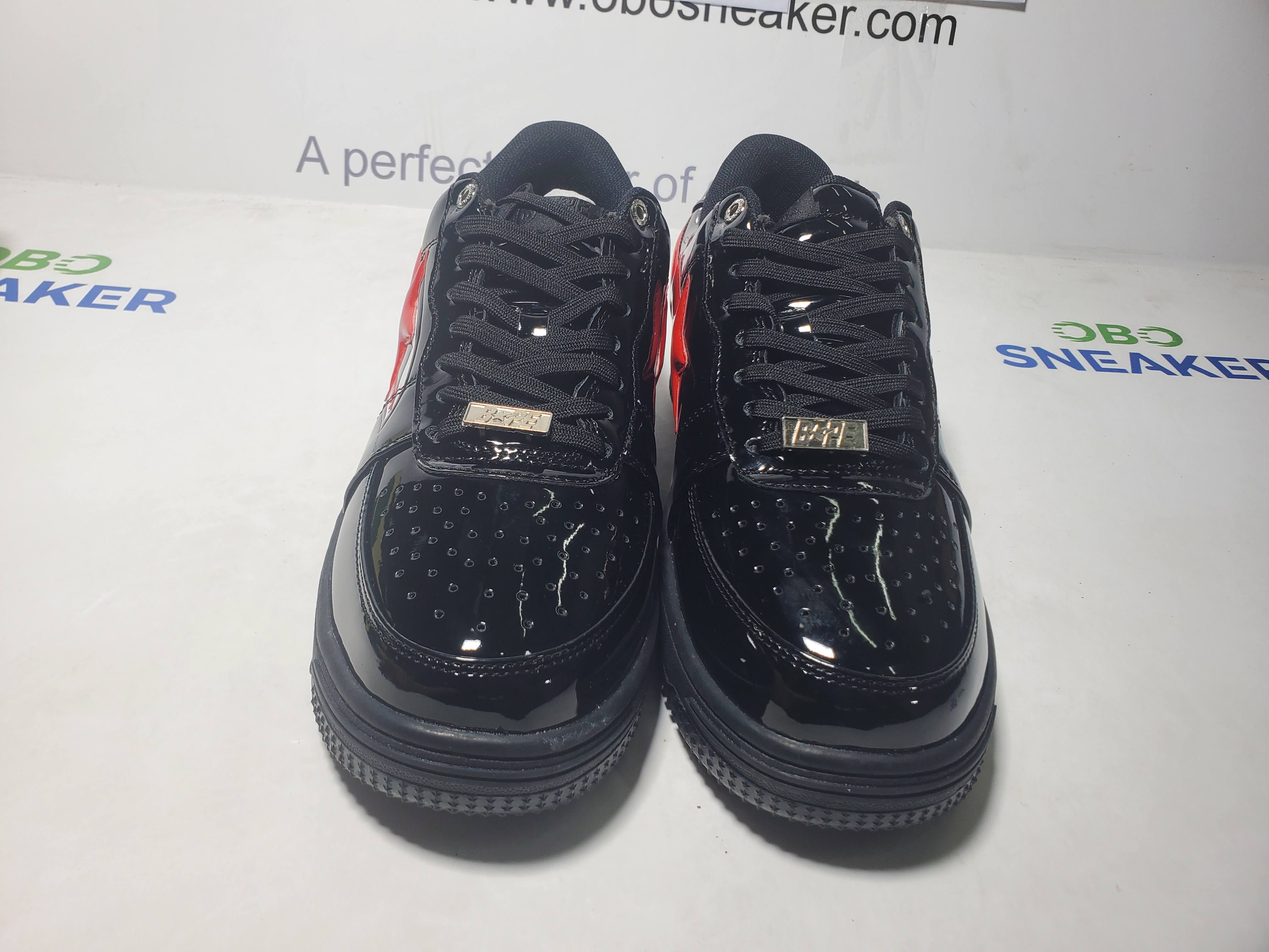  A Bathing Ape Bape Sta Low Black Black Snake Skin  1180 191 009 review Obosneaker 03