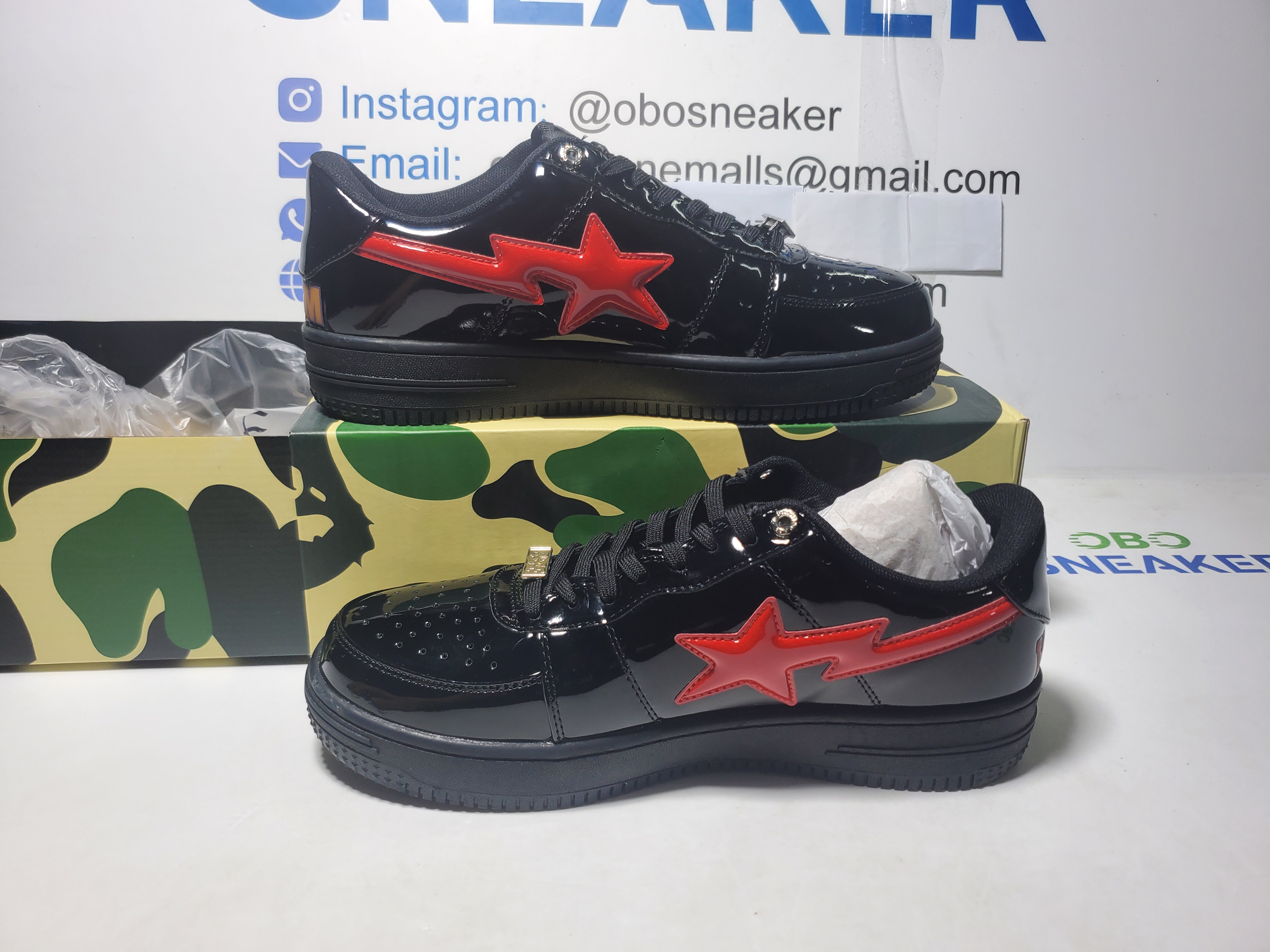  A Bathing Ape Bape Sta Low Black Black Snake Skin  1180 191 009 review Obosneaker 01
