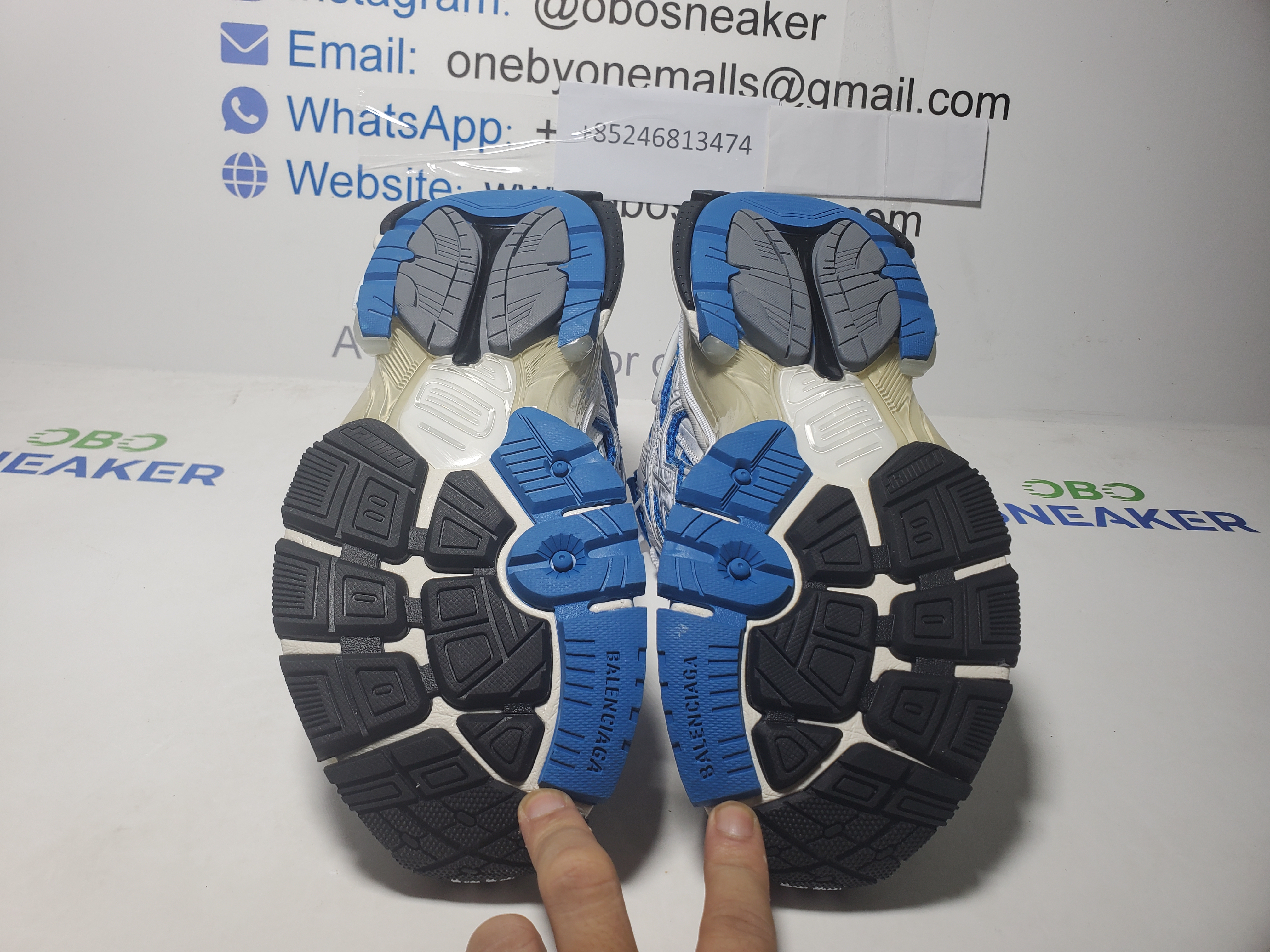 Balenciaga Runner Blue White (Women's) 677402W3RB34912 review Obosneaker 04