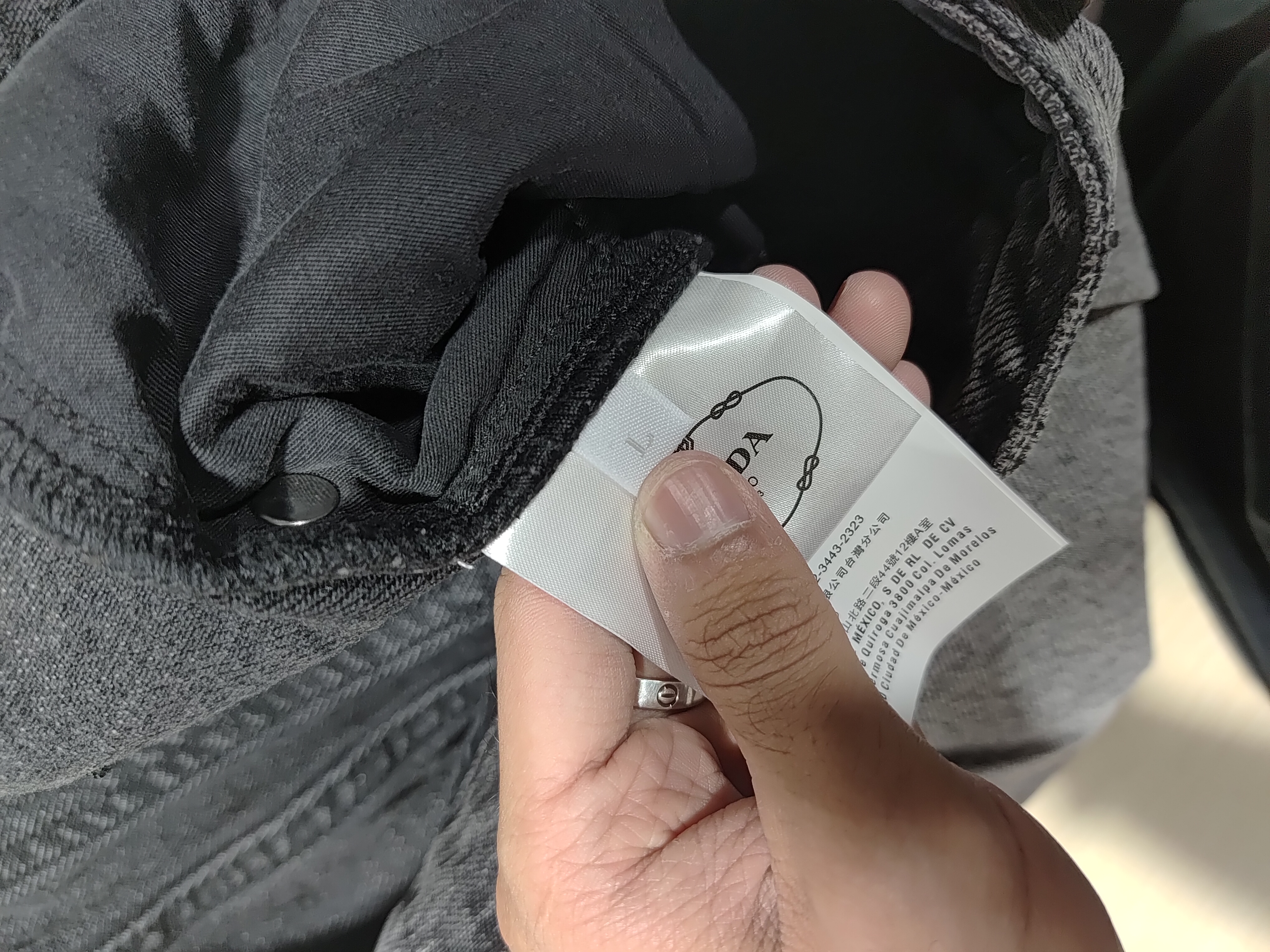 Prada Deconstructed Wide-Leg Jeans With Gusset Back Pocket review Obosneaker 02