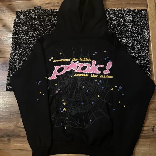 Sp5der Young Thug Punk Hoodie Black review 