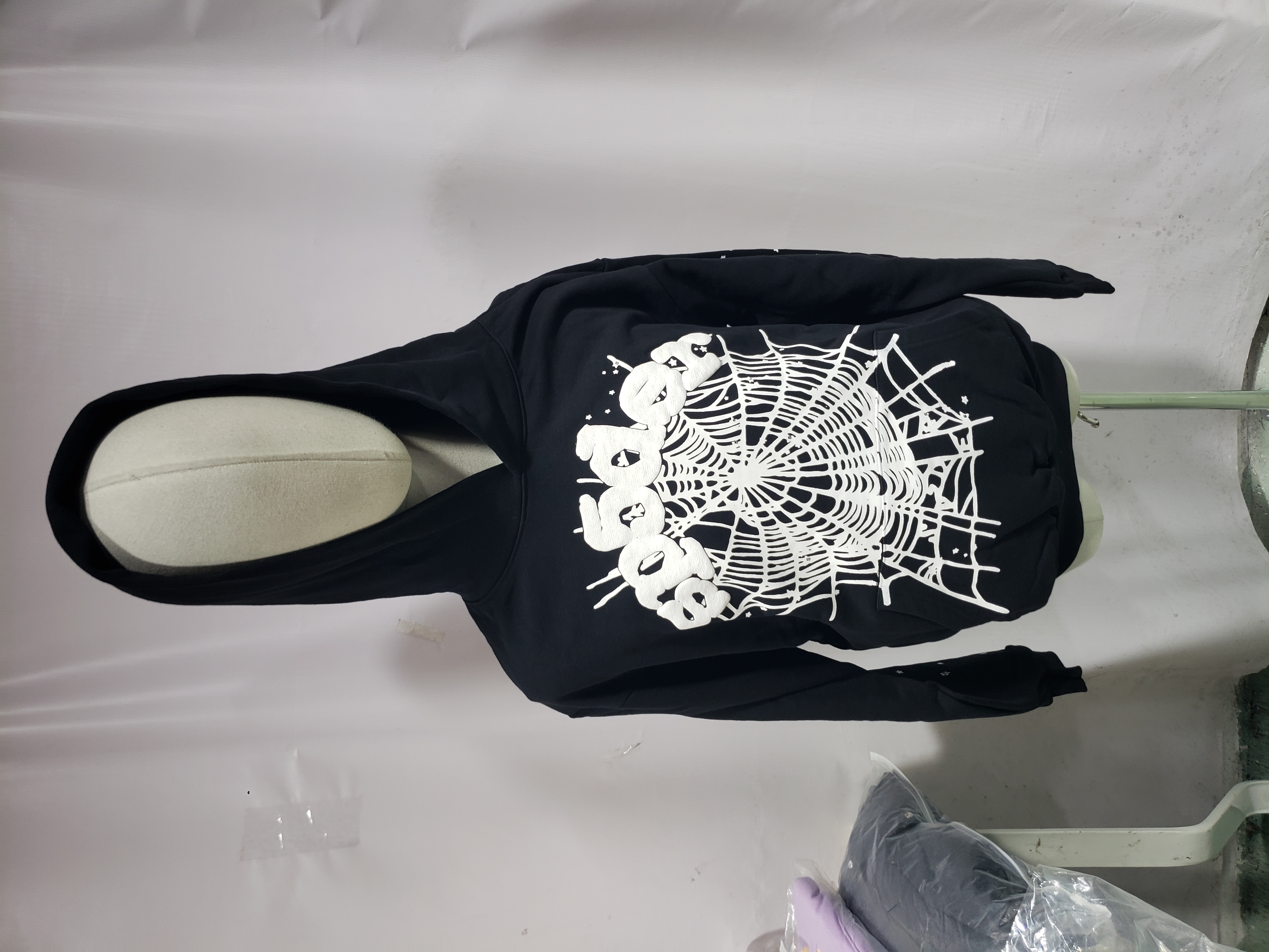Sp5der Spider Worldwide Black OG Web Hoodie review Obosneaker 00