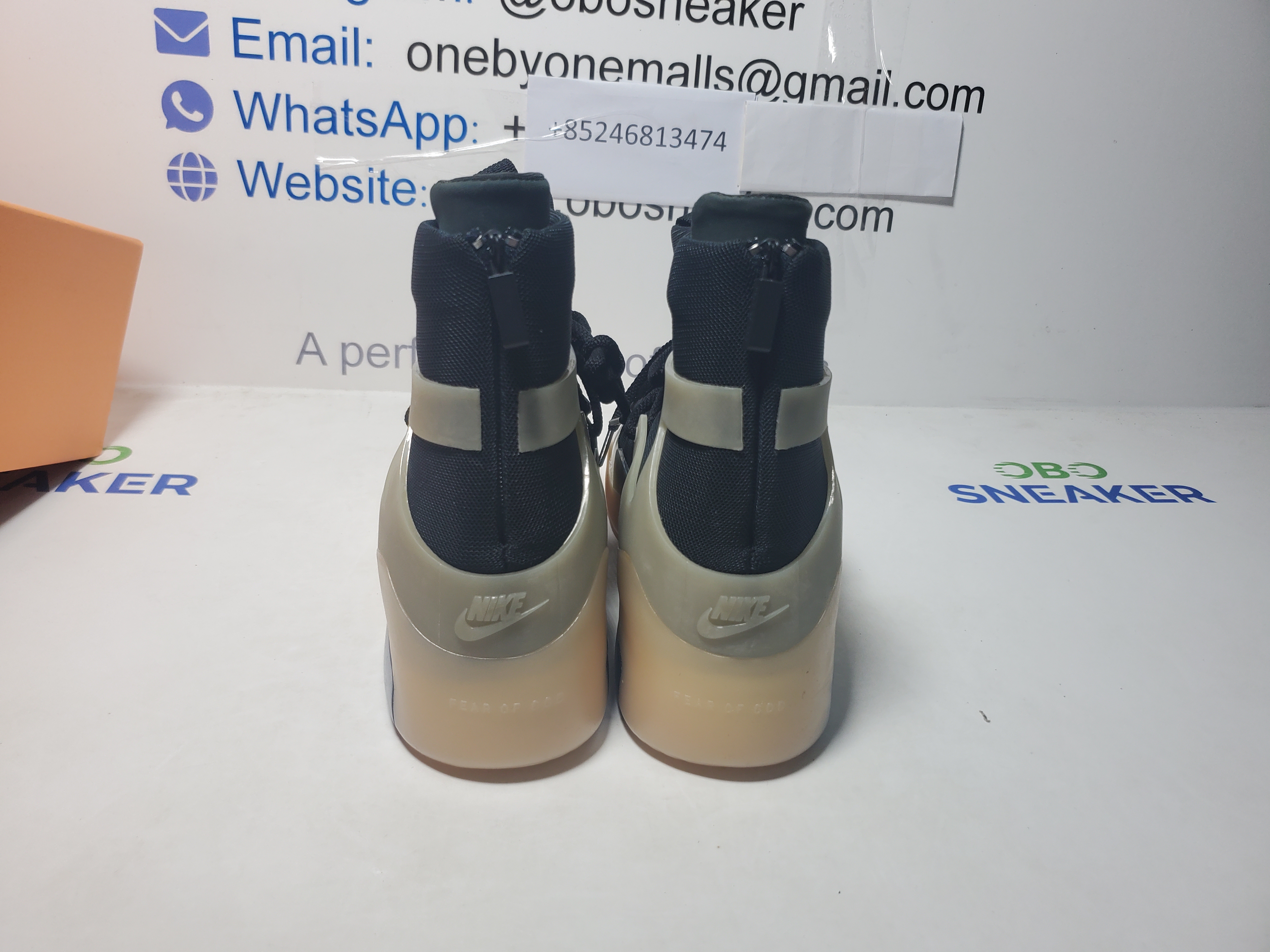 Nike Air Fear of God 1 String The Question AR4237-902 review Obosneaker 02