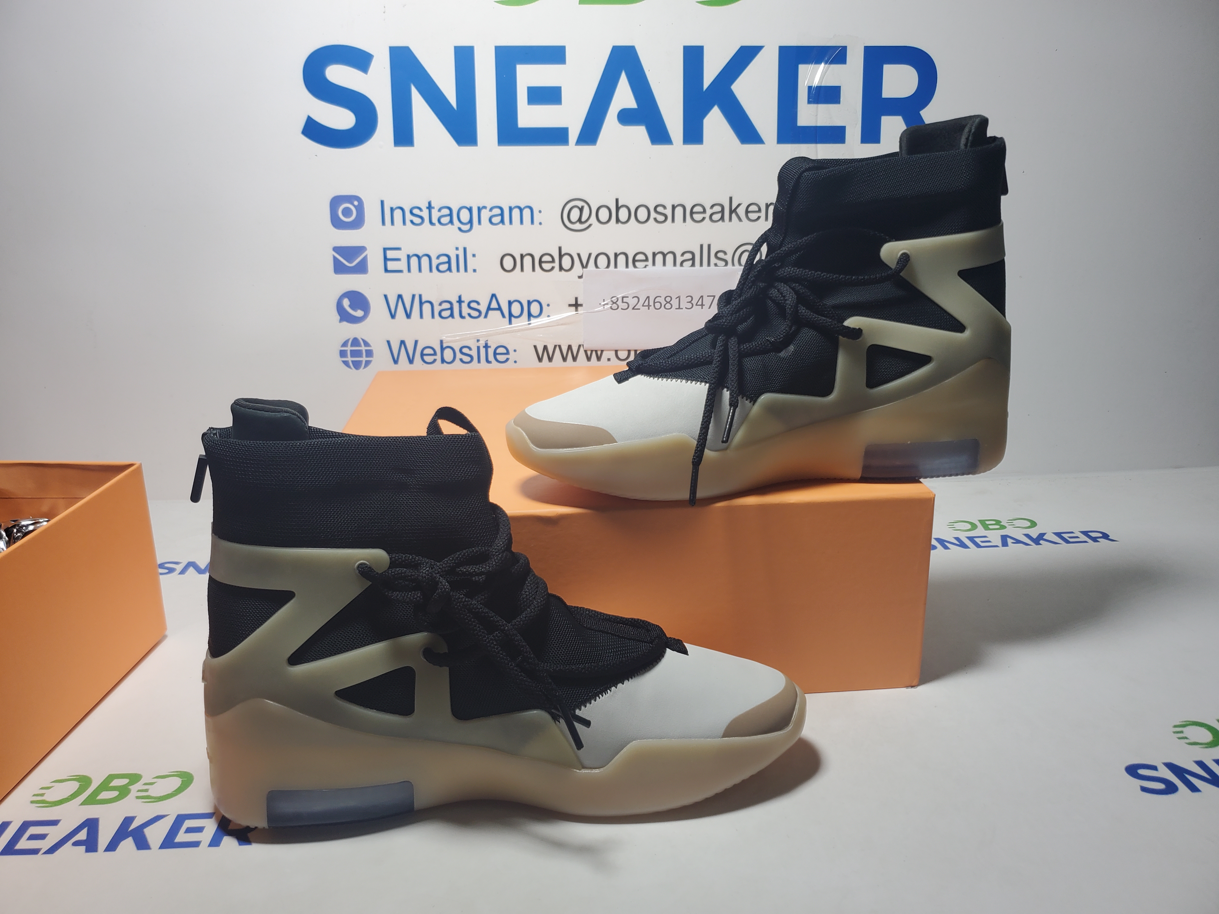 Nike Air Fear of God 1 String The Question AR4237-902 review Obosneaker 01