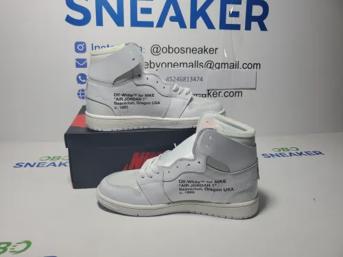 Air Jordan 1 Retro High Off-White White AQ0818-100 review 