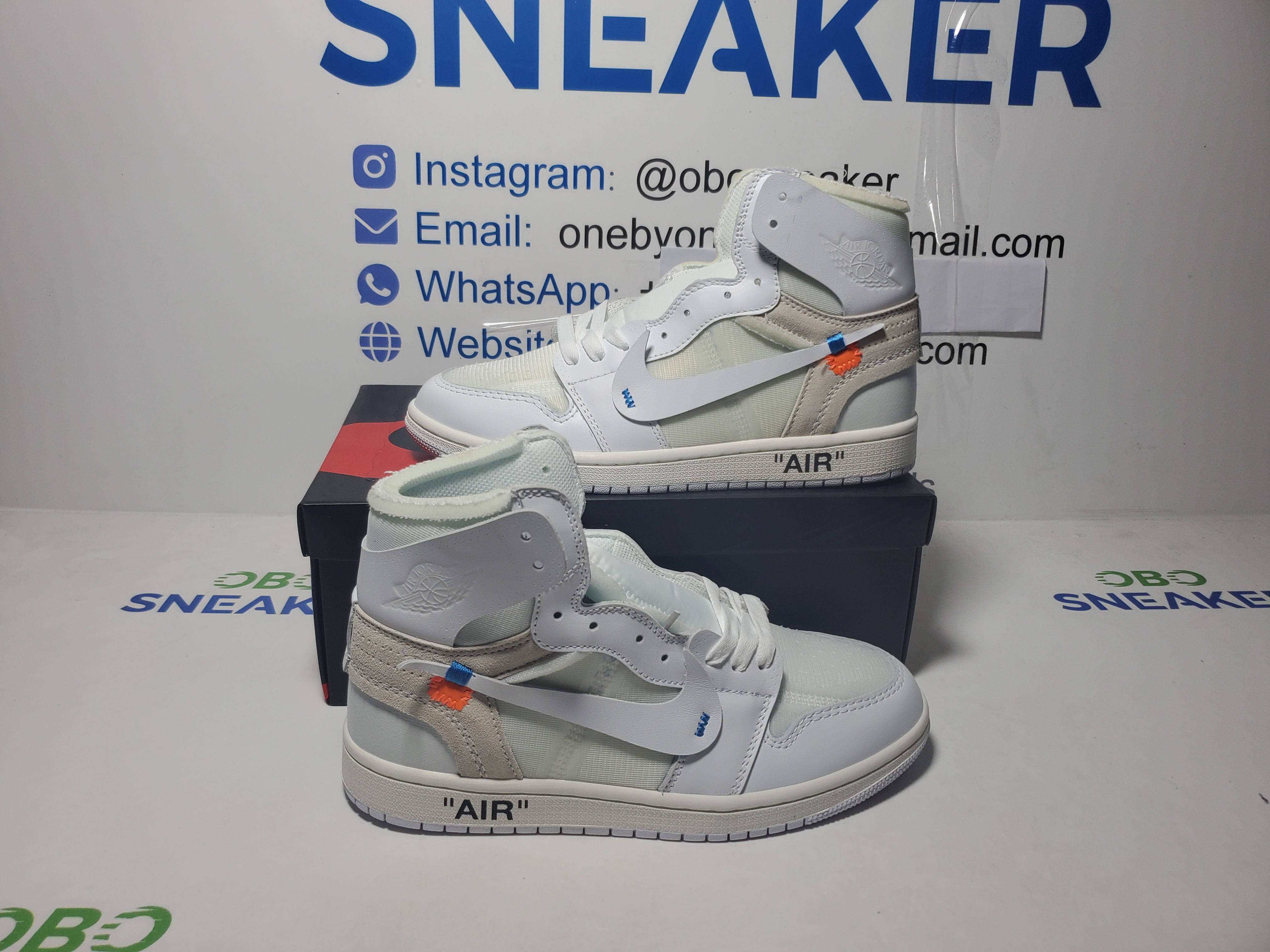 Air Jordan 1 Retro High Off-White White AQ0818-100 review Obosneaker 01