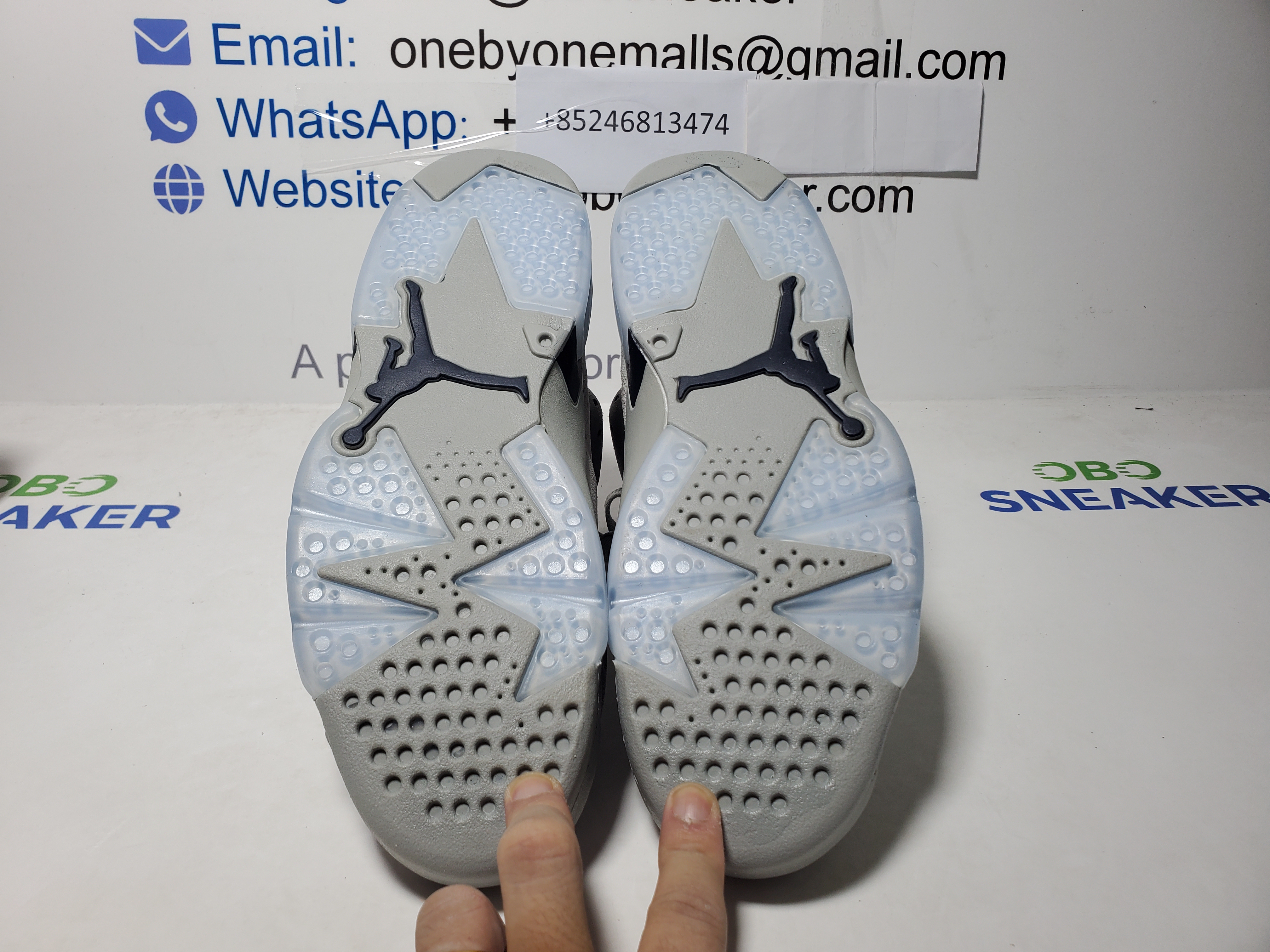 Air Jordan 6 Retro GS Georgetown 384665-012 review Obosneaker 04