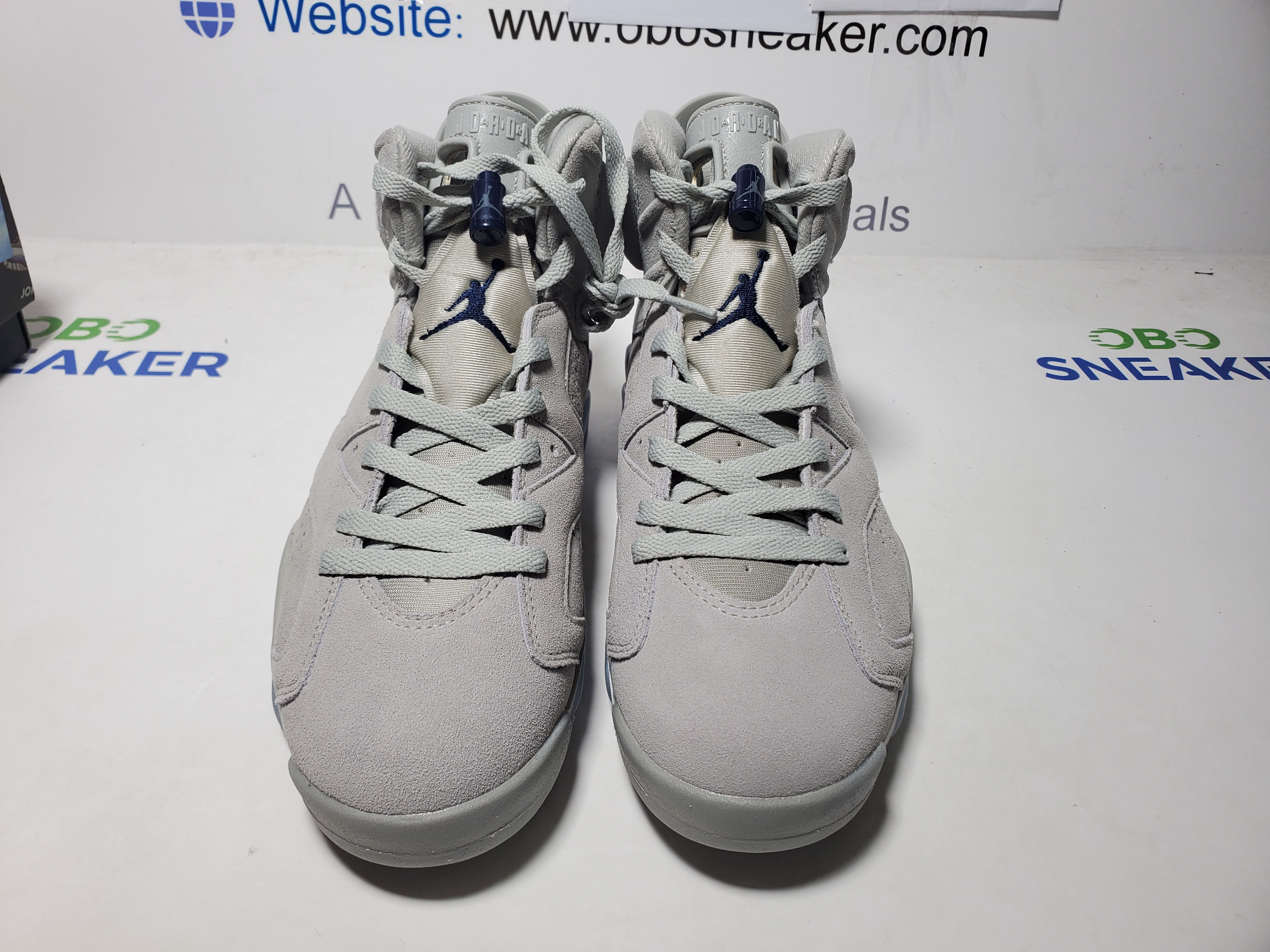 Air Jordan 6 Retro GS Georgetown 384665-012 review Obosneaker 03