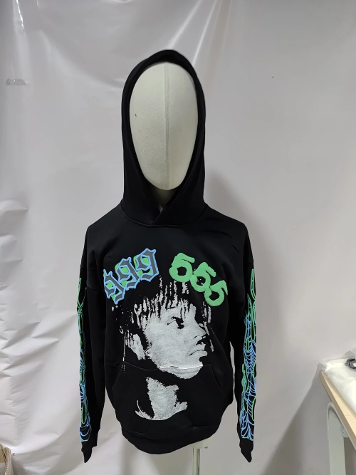 Sp5der X Juice Wrld 999 Hoodie Black review 