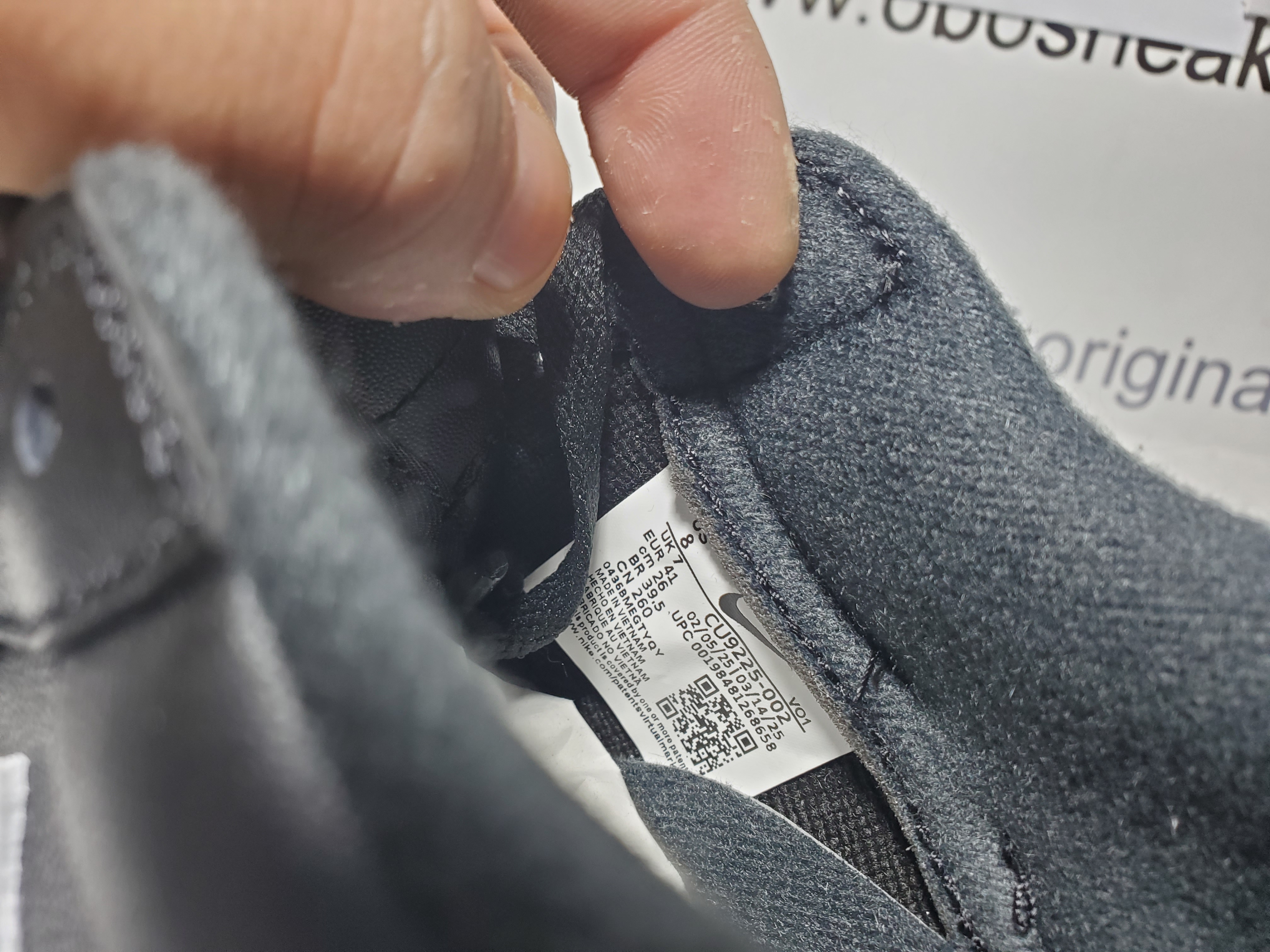 Nike Supreme x Air Force 1 Low Box Logo - Black White CU9225-002 review Obosneaker 05