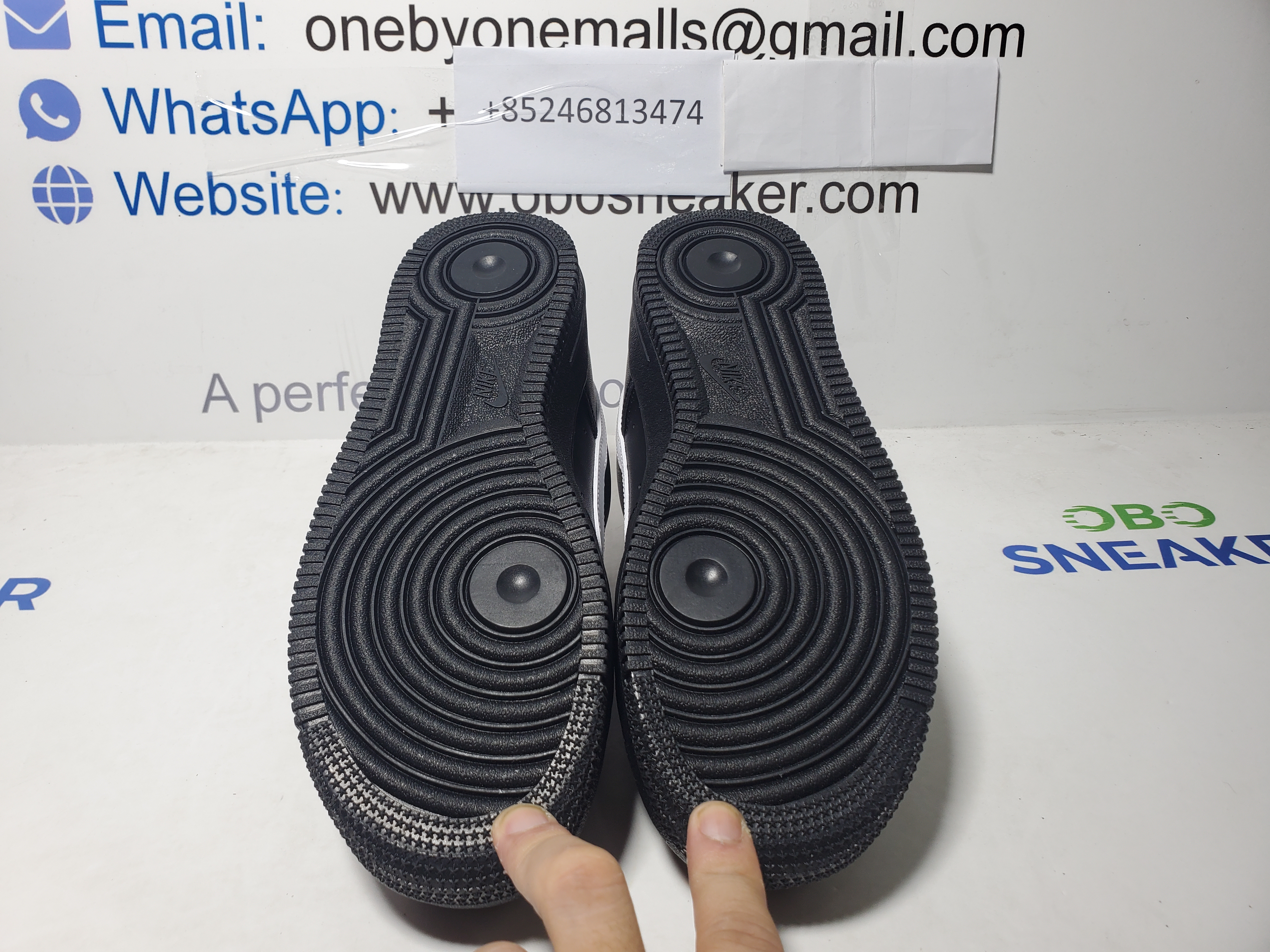 Nike Supreme x Air Force 1 Low Box Logo - Black White CU9225-002 review Obosneaker 04