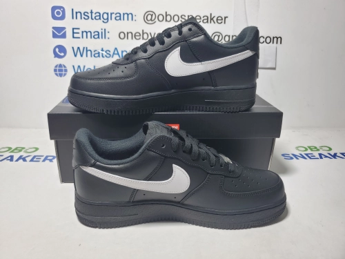 Nike Supreme x Air Force 1 Low Box Logo - Black White CU9225-002 review 