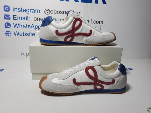 LOEWE Ballet Runner 2.0 White Red LLBR282X02-4868 review 