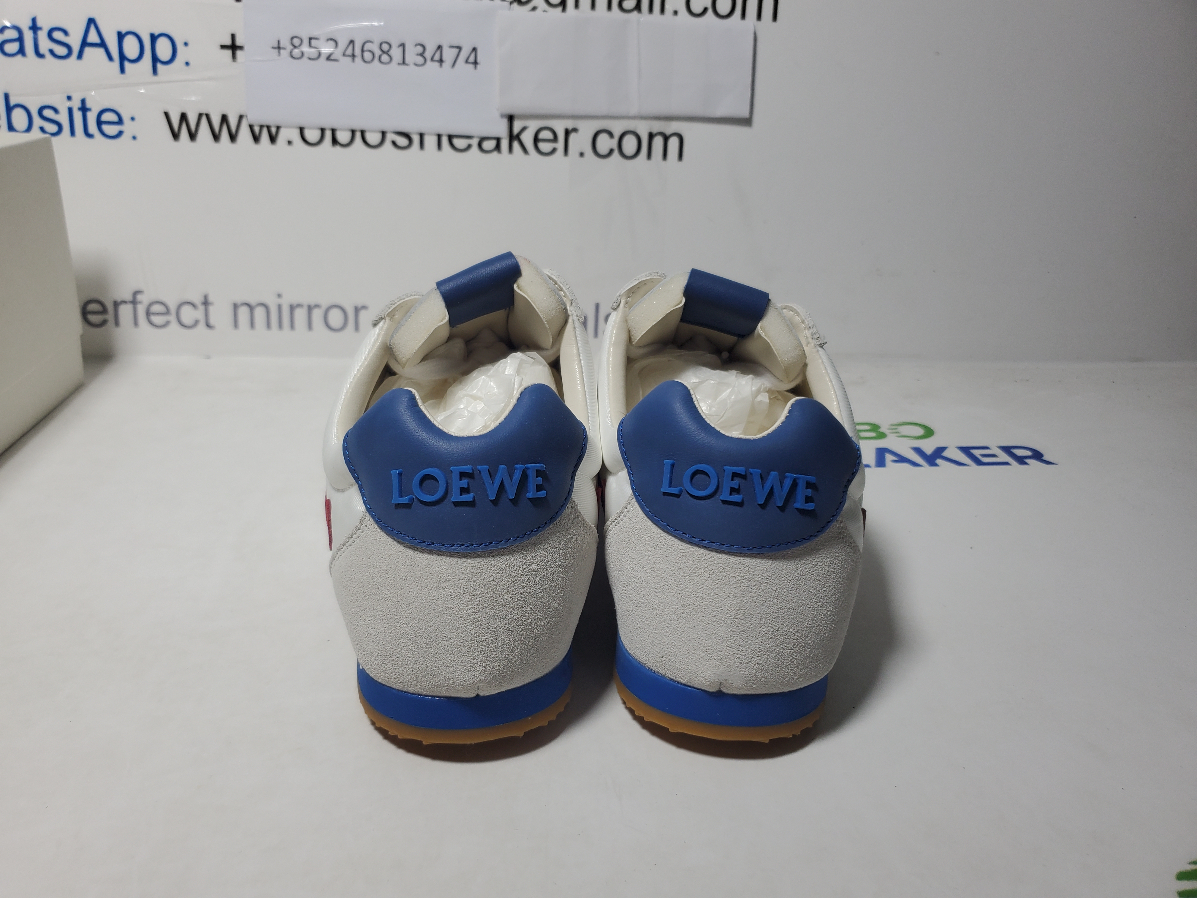 LOEWE Ballet Runner 2.0 White Red LLBR282X02-4868 review Obosneaker 03