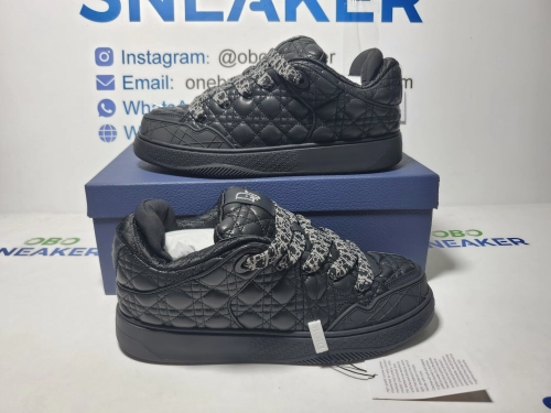 Dior B9S Skater Sneaker Black Quilted Cannage Calfskin review 