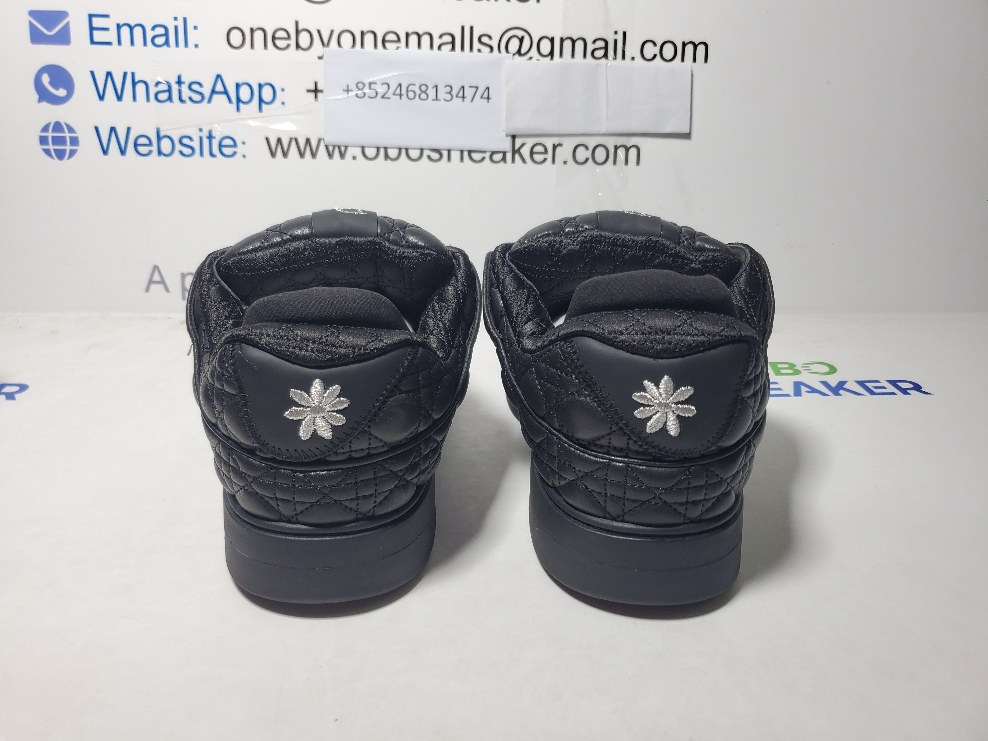 Dior B9S Skater Sneaker Black Quilted Cannage Calfskin review obosneaker 02