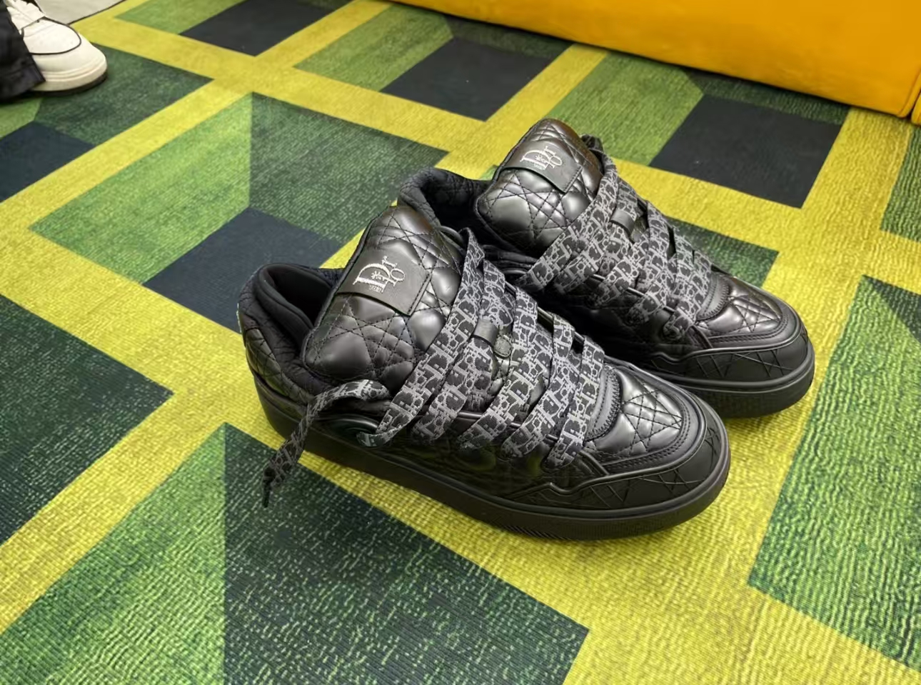 Dior B9S Skater Sneaker Black Quilted Cannage Calfskin review Edmund