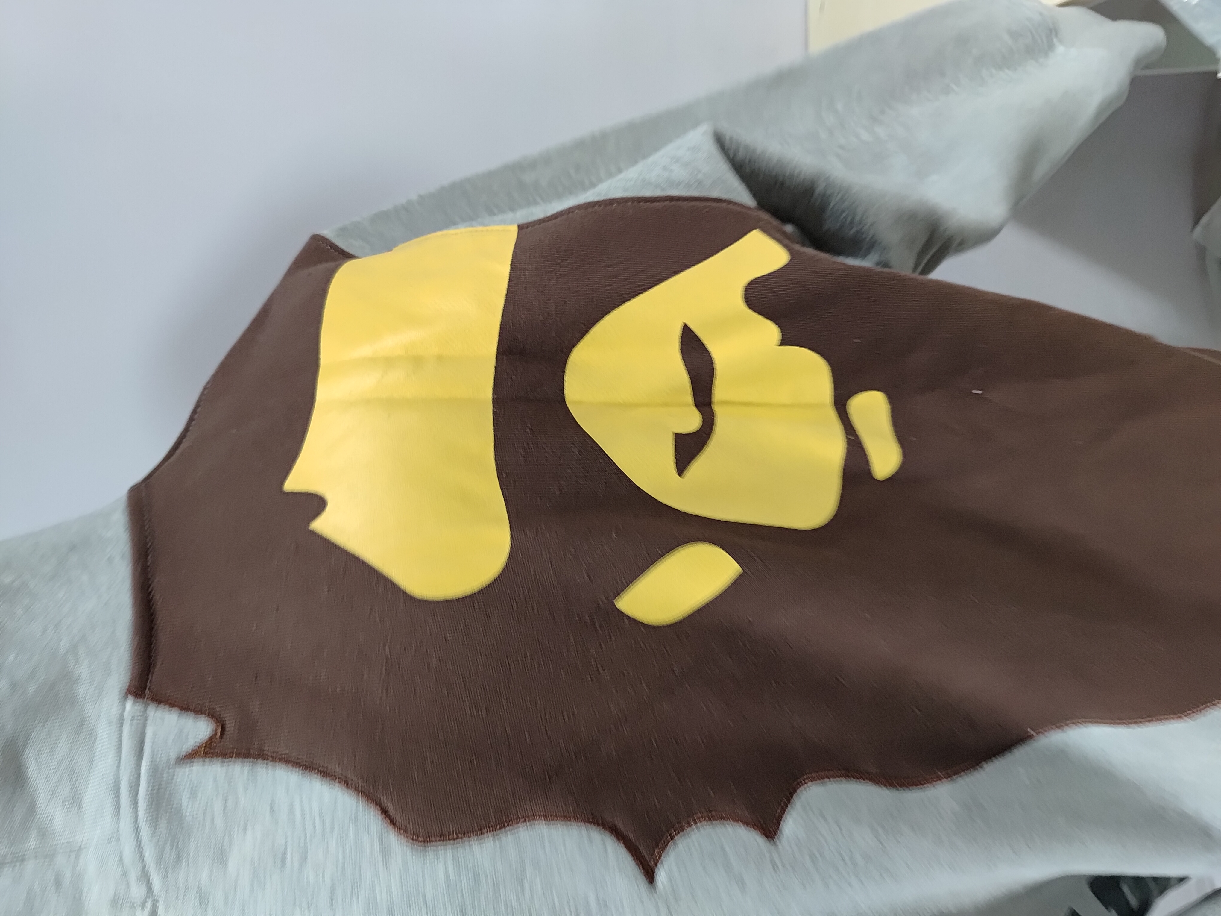 OBO  BAPE Giant Ape Head Hoodie Grey review Obosneaker 03