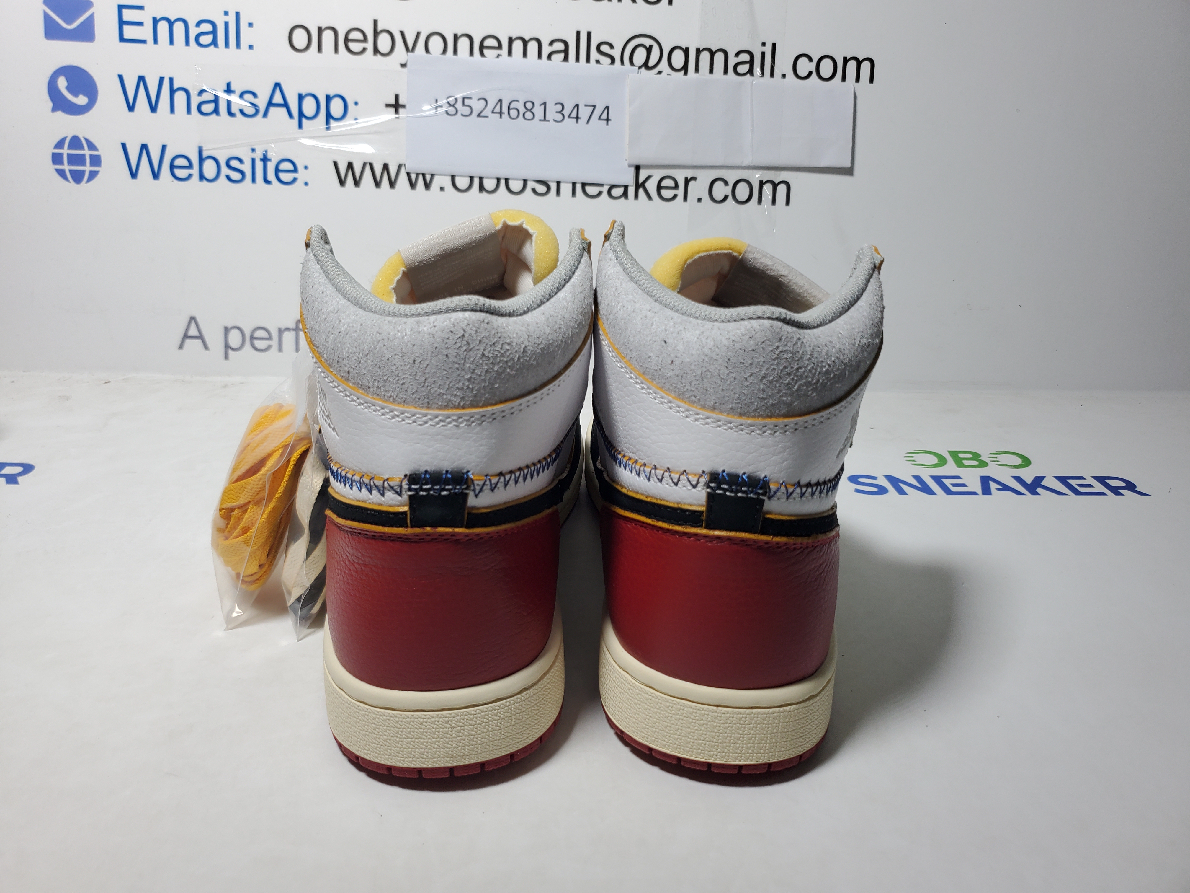 TOP Version Union X Air Jordan 1 OG Hi Retro Black Toe BV1300-106 review Obosneaker 02