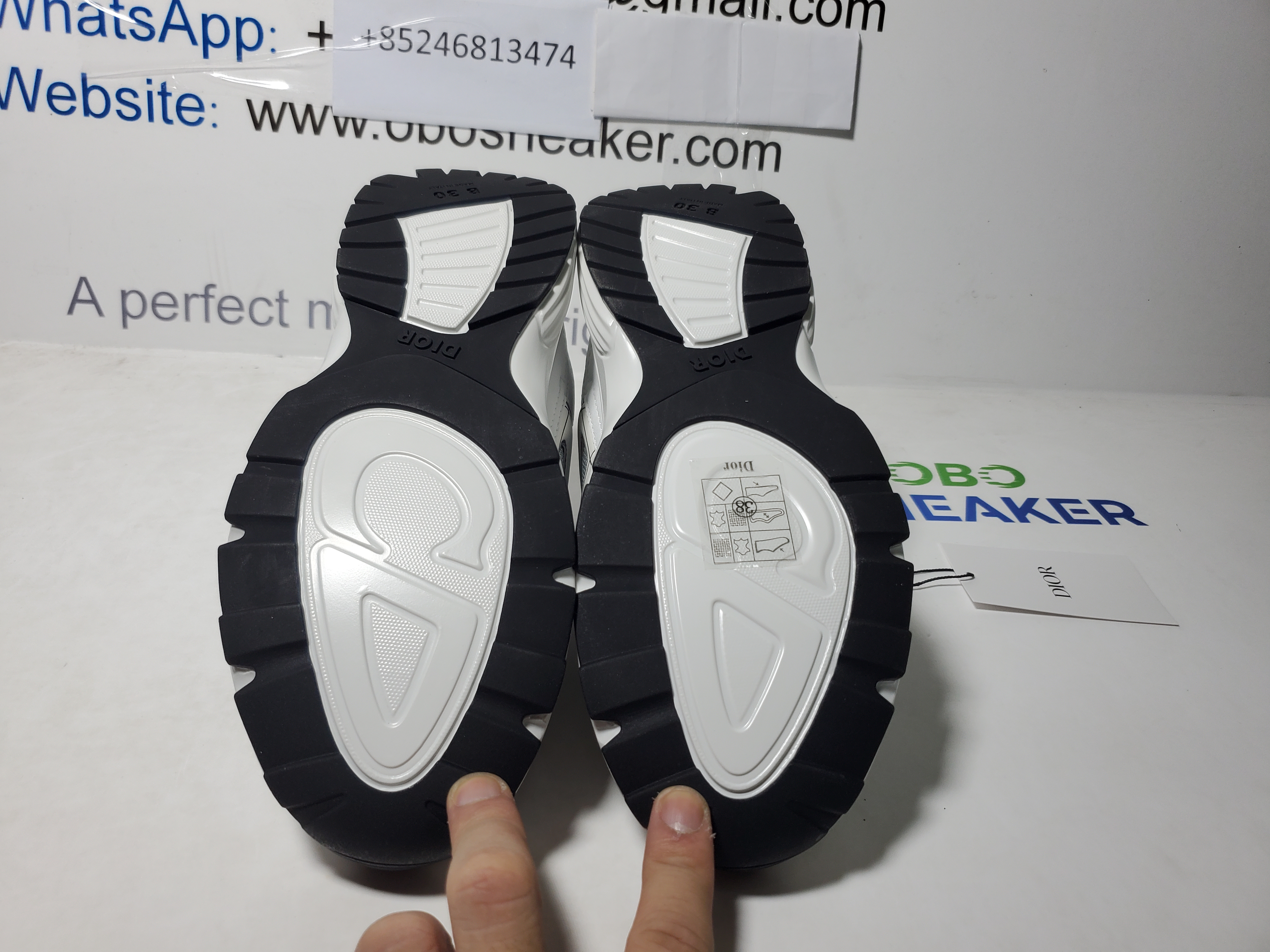 Dior B30 Countdown Sneaker Gray White review Obosneaker 04